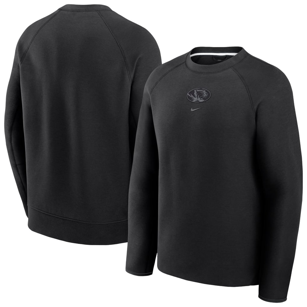 Men's Nike Black Missouri Tigers Tech Fleece Sweatshirt