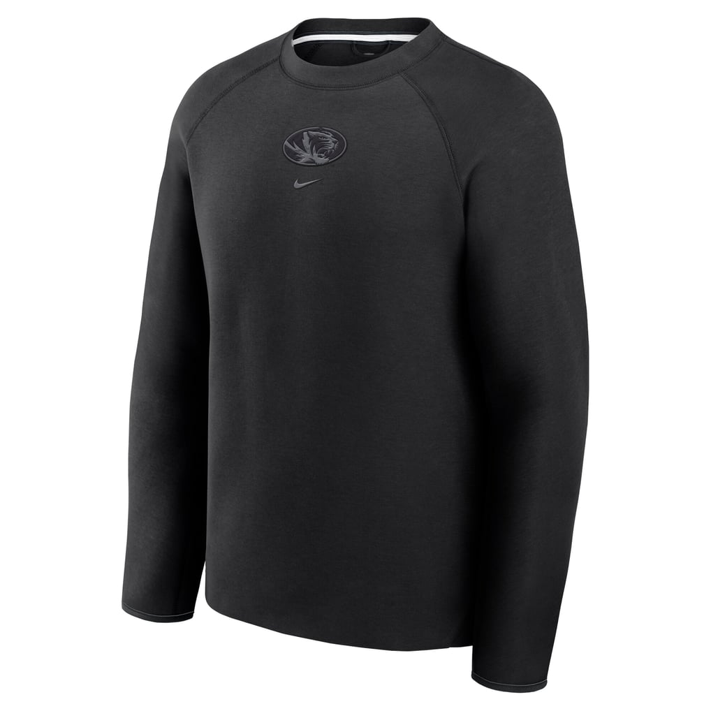 Men's Nike Black Missouri Tigers Tech Fleece Sweatshirt
