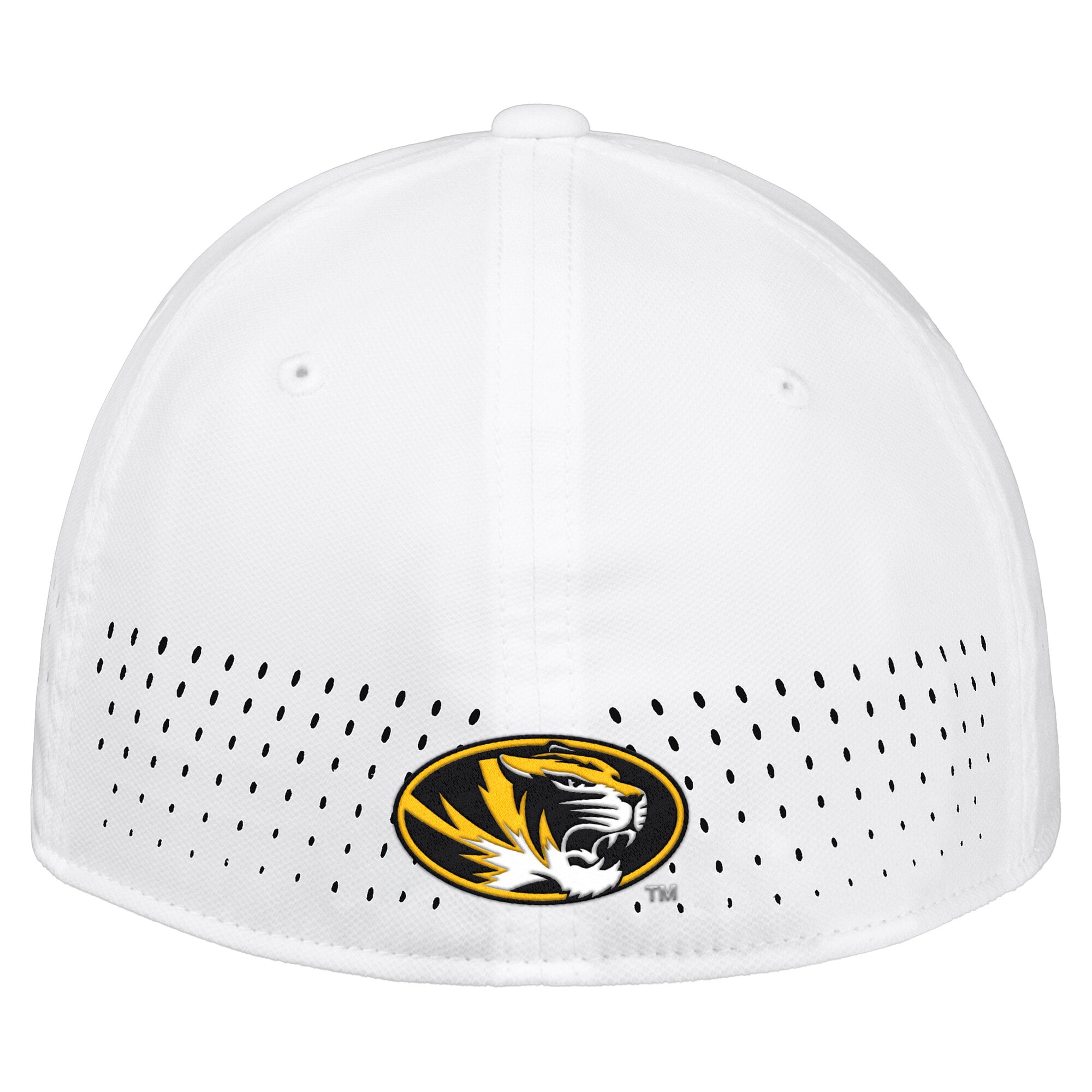 Men's Nike White Missouri Tigers 2026 On-Field AeroBill SwooshFlex Dri-FIT Hat