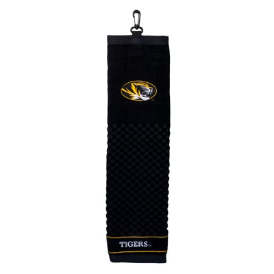 Missouri Tigers 16" X 22" Tri-Fold Embroidered Scrubber Golf Towel