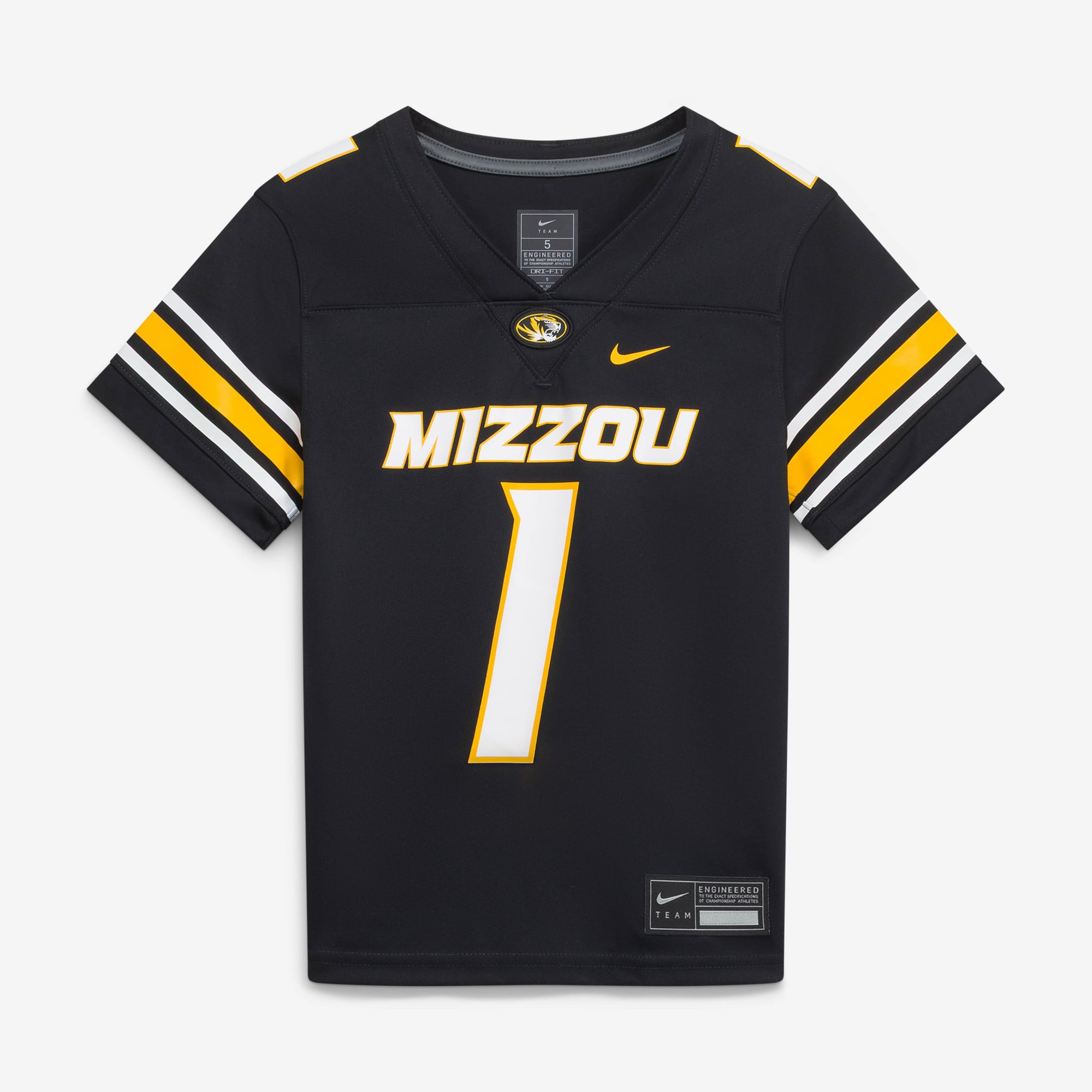 Preschool Nike Black Missouri Tigers Replica Football Jersey