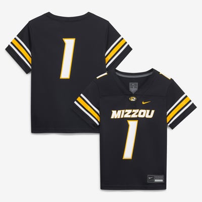  Missouri Tigers Nike Preschool  Replica Football Jersey - Black