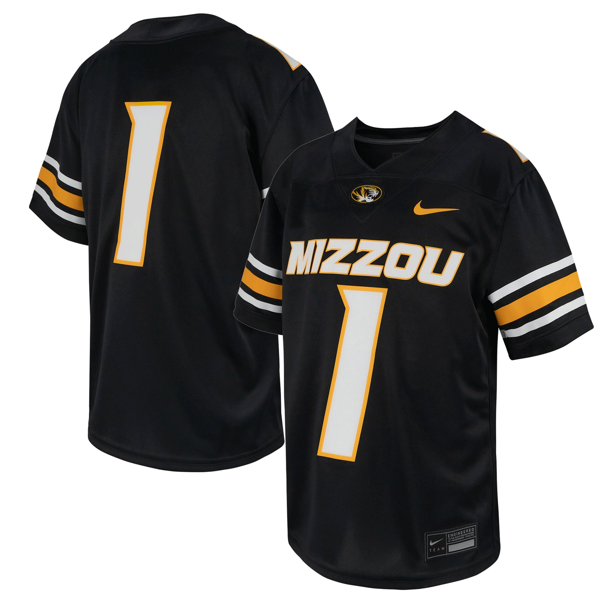 Toddler Nike Black Missouri Tigers Replica Football Jersey