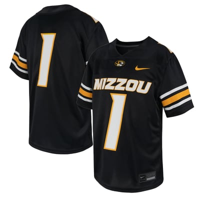  Missouri Tigers Nike Toddler  Replica Football Jersey - Black