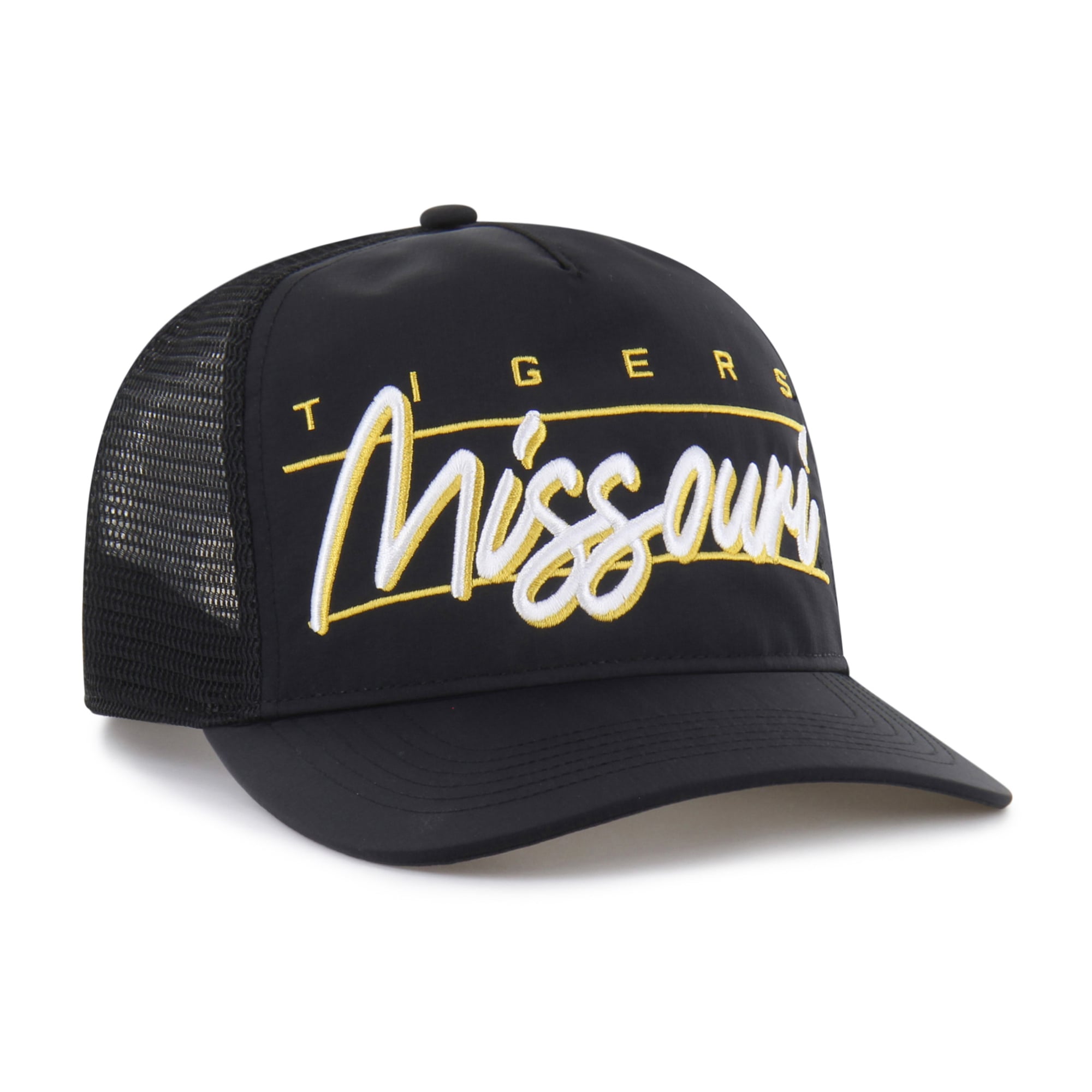 Unisex '47 Black Missouri Tigers brrr° Condor Mesh Hitch Adjustable Hat