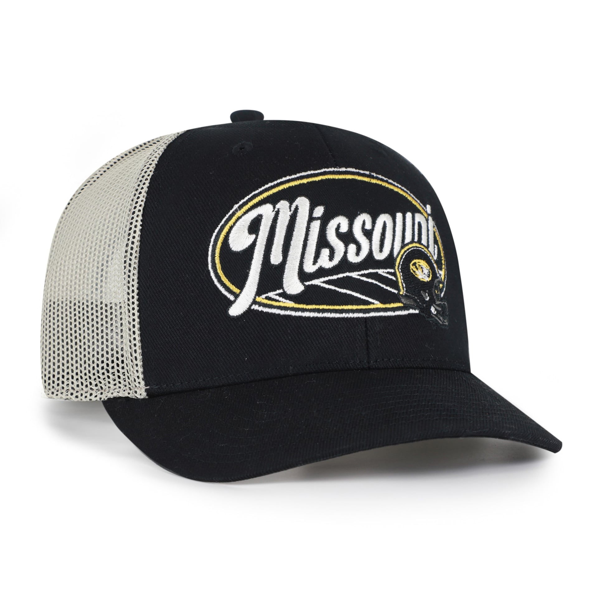 Unisex '47 Black Missouri Tigers Enfield Adjustable Trucker Hat