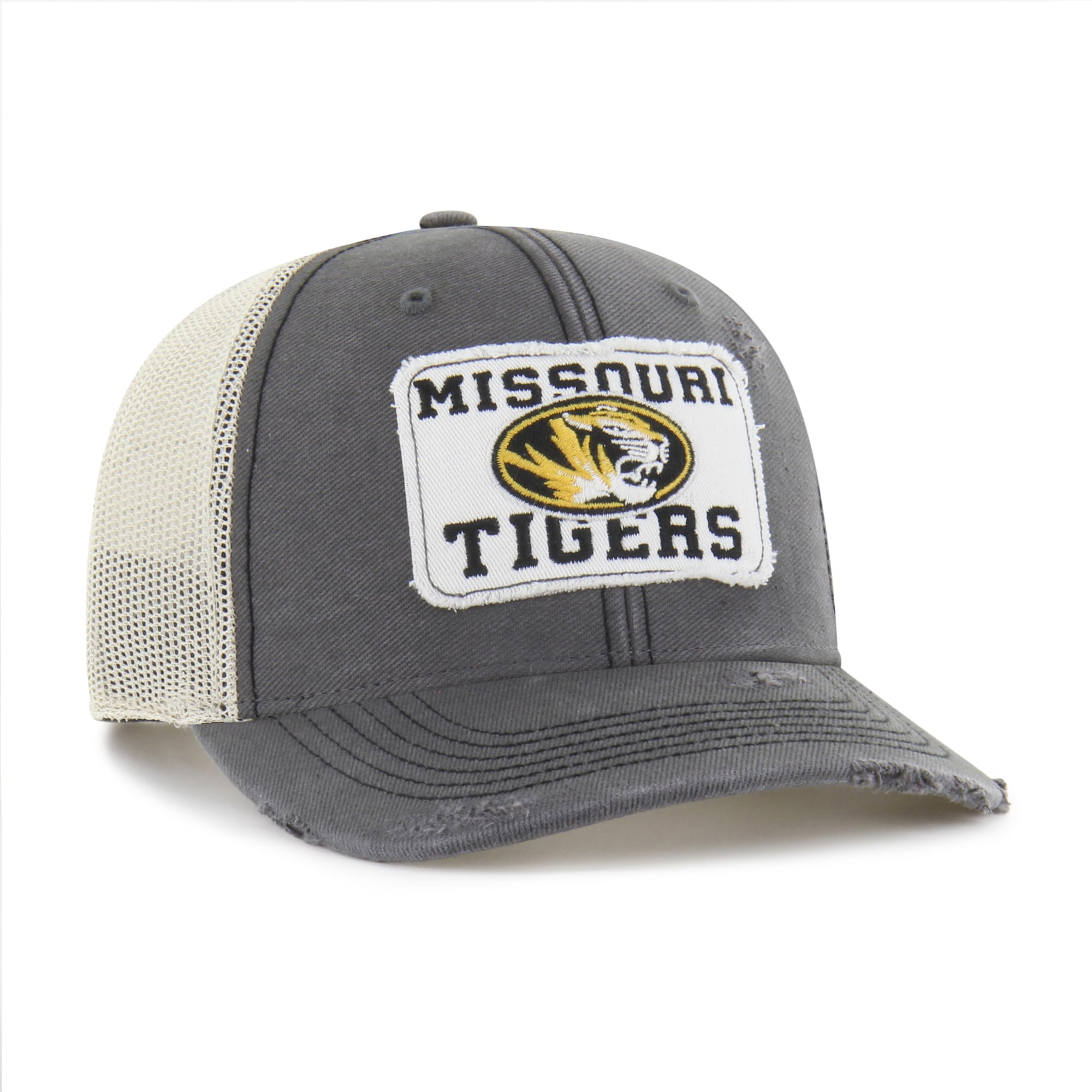 Unisex '47 Charcoal Missouri Tigers Egremont Well-Worn Adjustable Trucker Hat