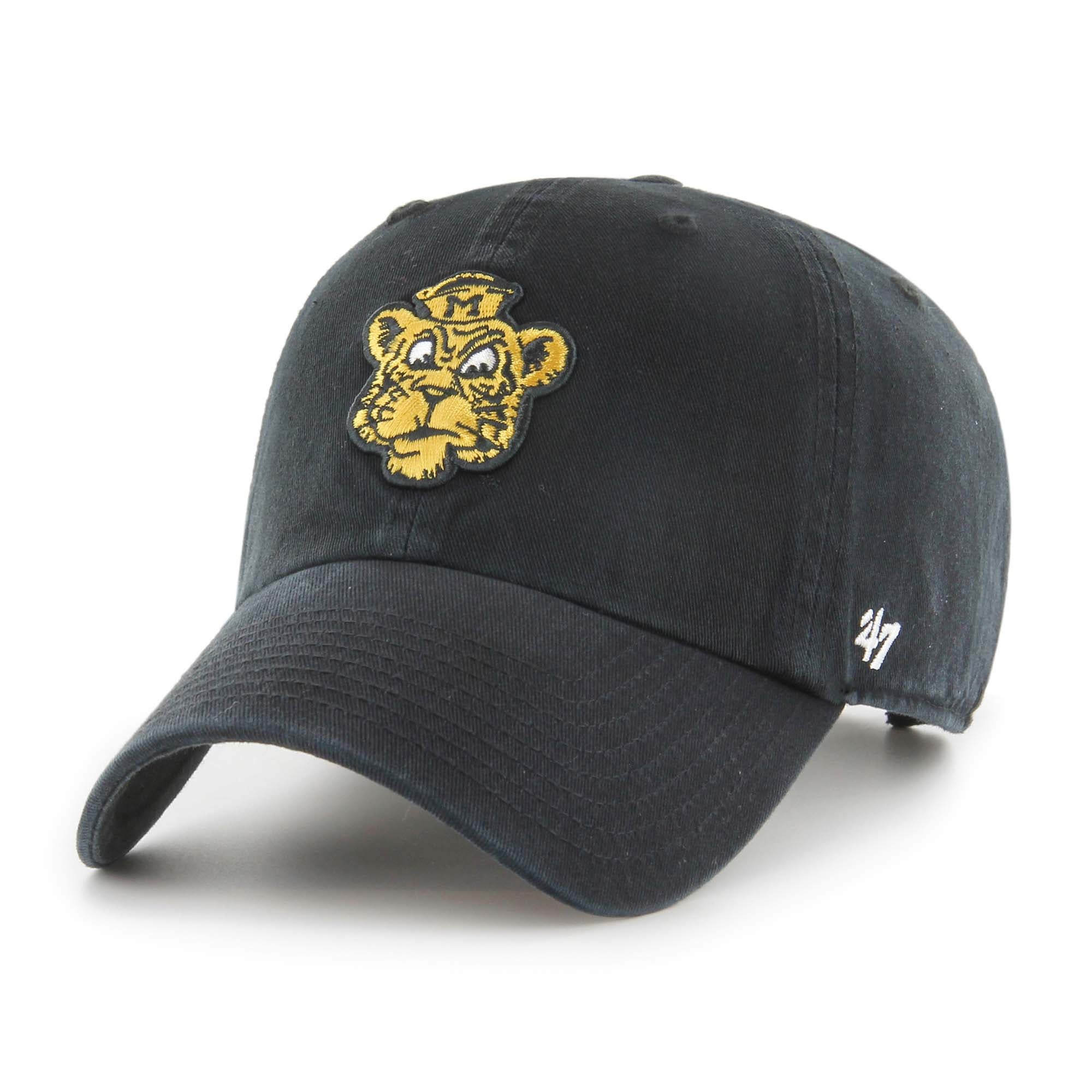 Unisex '47  Missouri Tigers Black Vault Clean Up Adjustable Hat
