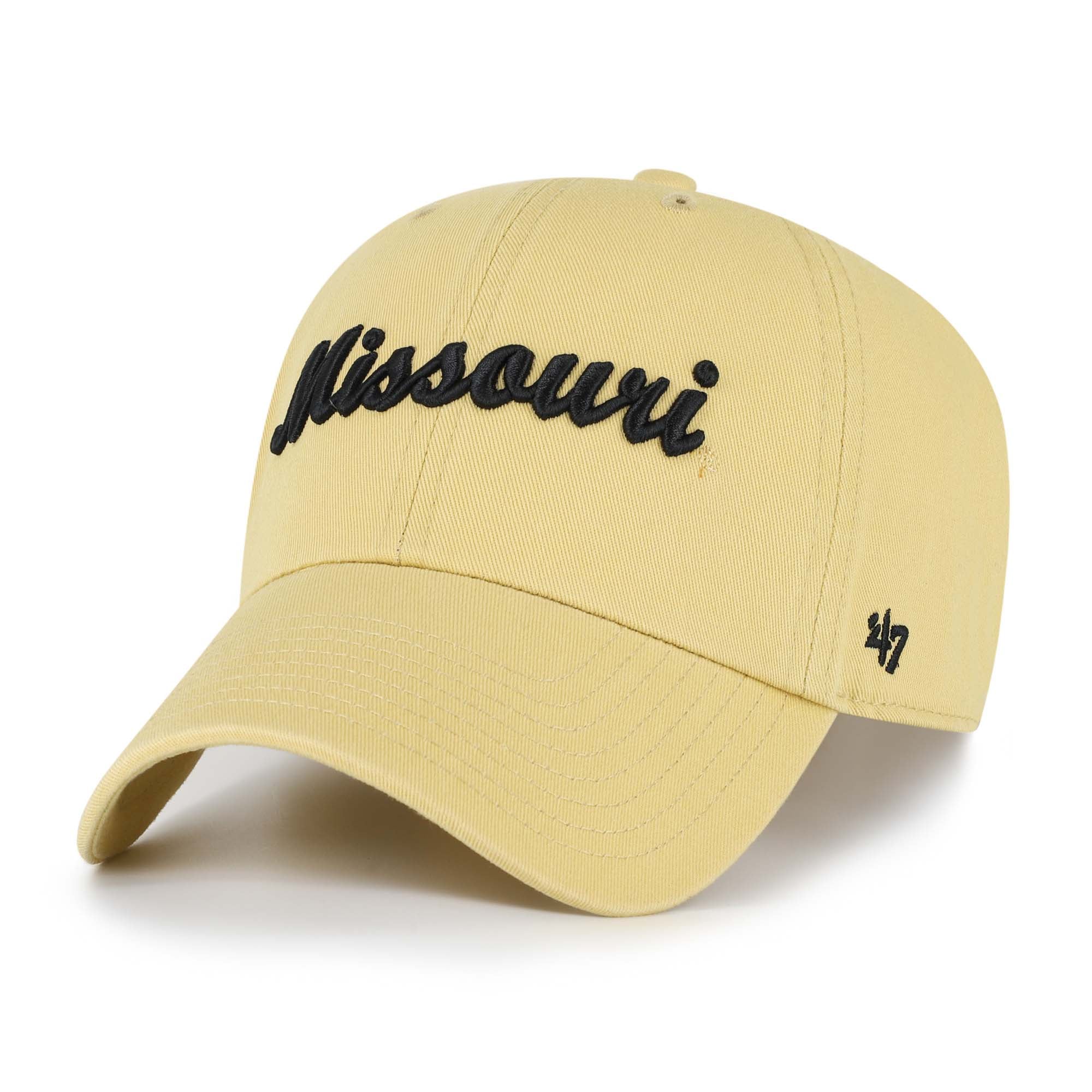 Unisex '47 Missouri Tigers Light Gold Vault Clean Up Adjustable Hat