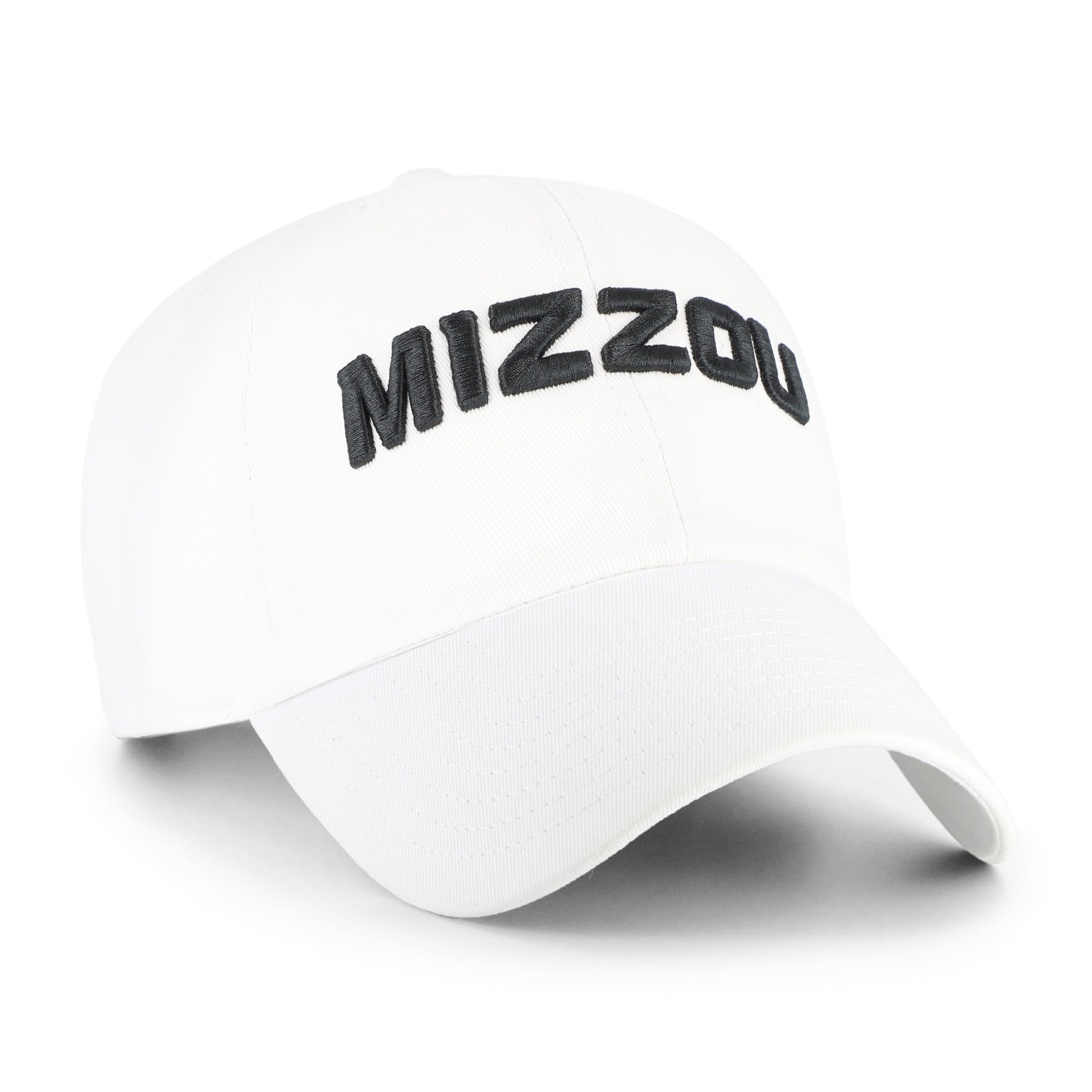 Casquette unisexe ajustable '47 Missouri Tigers White Clean Up