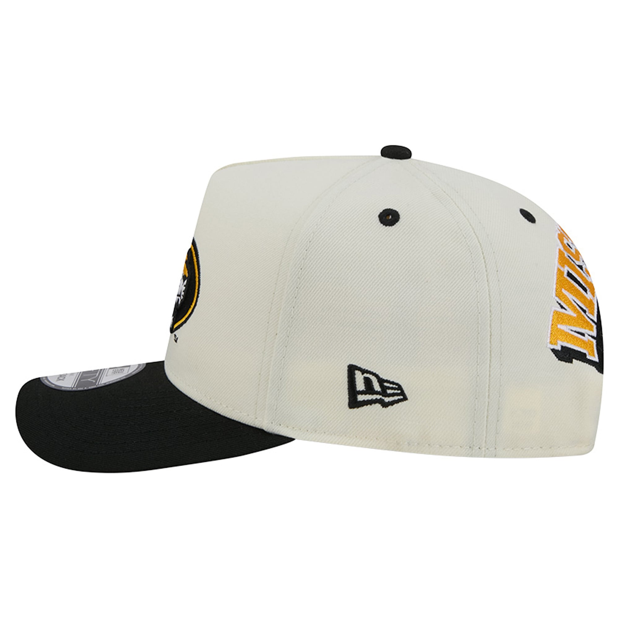 Casquette unisexe New Era blanche et noire Missouri Tigers A-Frame 9FIFTY Snapback