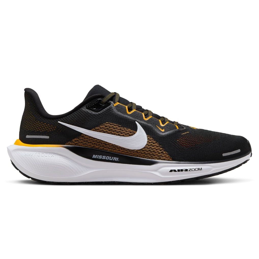 Unisex Nike Black Missouri Tigers Zoom Pegasus 41 Running Shoes display picture 1