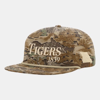 Missouri Tigers Uscape Apparel Unisex Traditional Trail Golfer Adjustable Hat - Camo
