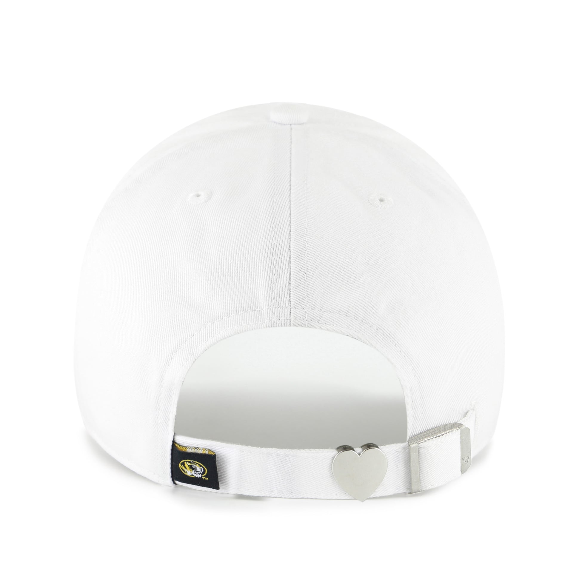 Casquette ajustable pour femme '47 White Missouri Tigers Trendy Script Clean Up