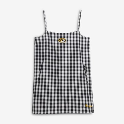 Missouri Tigers Gameday Social Women's Gingham Skort Dress - Black
