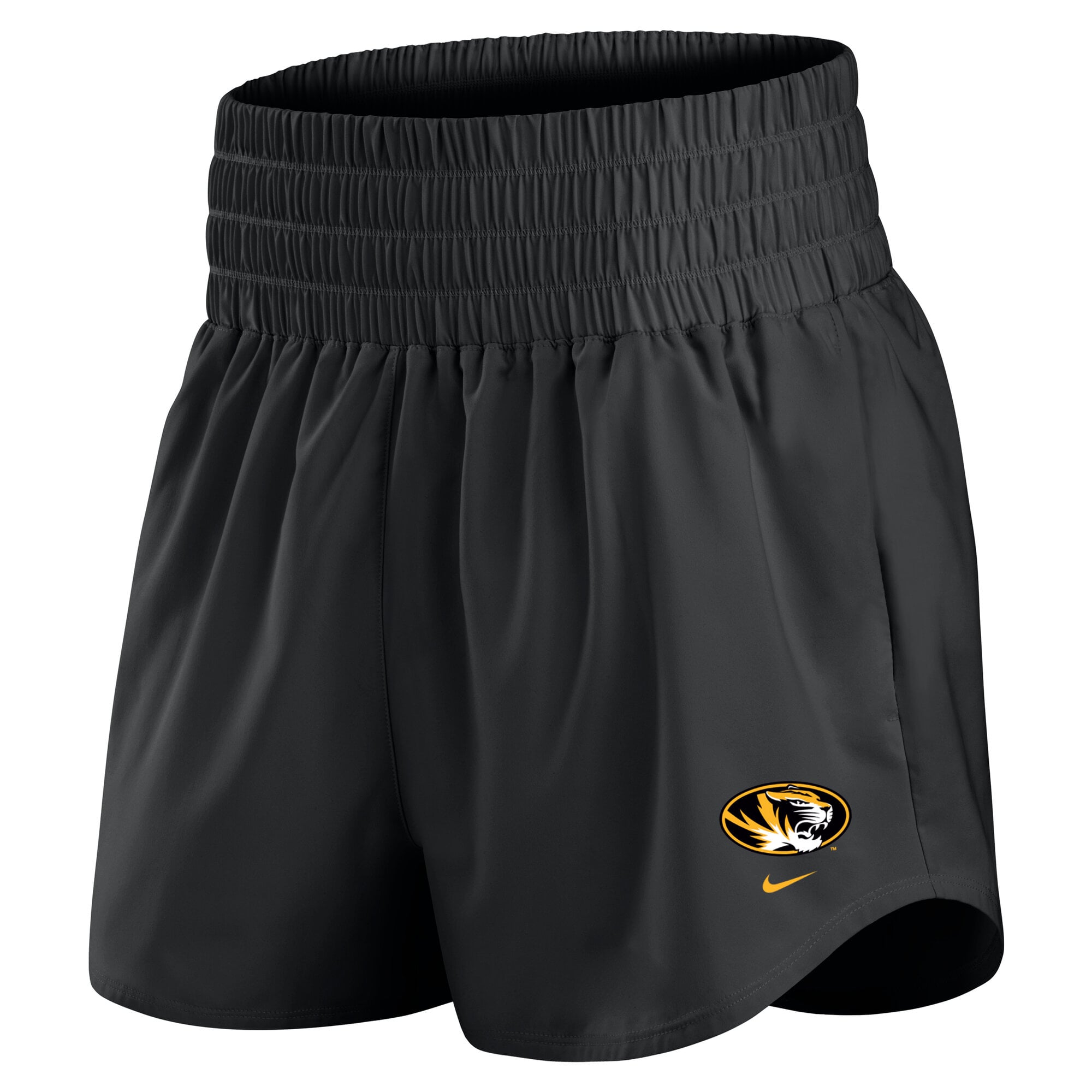 Women's Nike Black Missouri Tigers Ultra Dri-FIT High-Rise Shorts