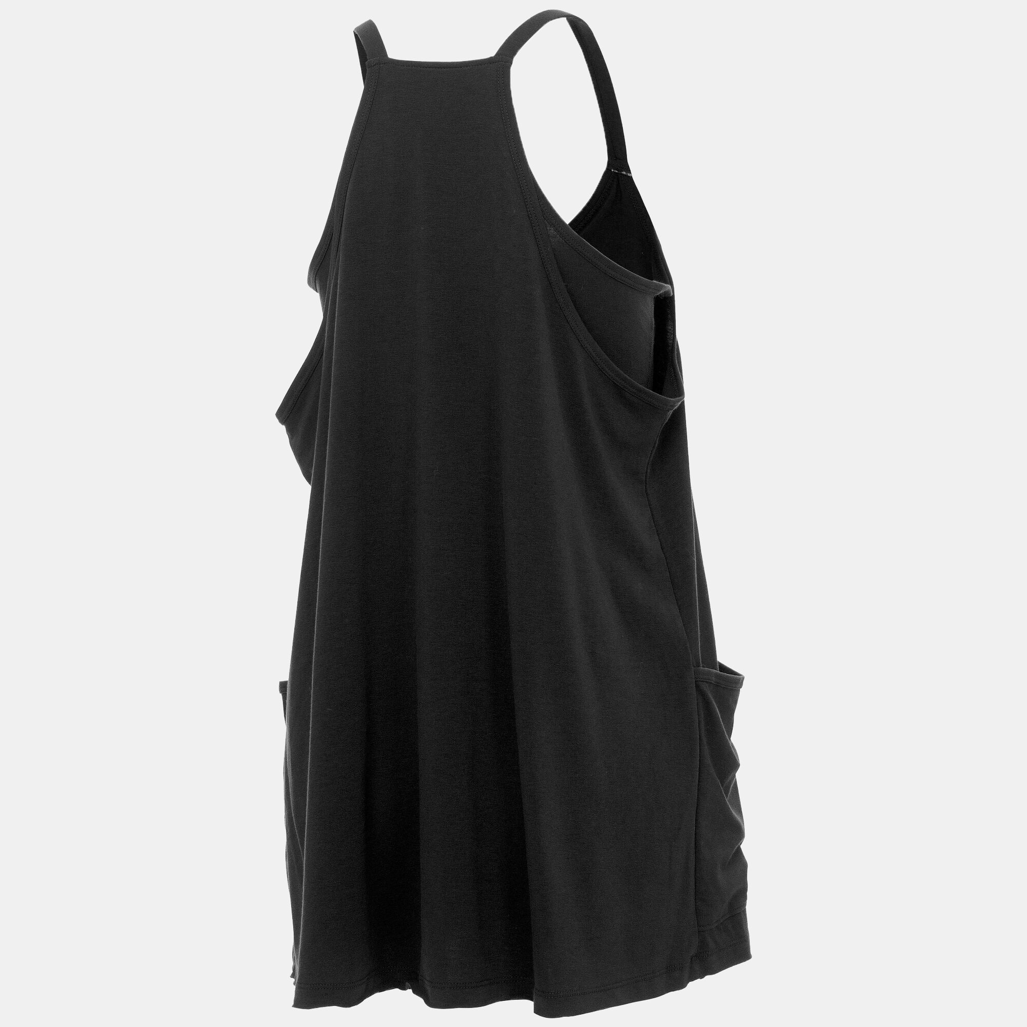 Robe-jupe-short ZooZatz noire pour femme, motif Missouri Tigers, en mélange de trois tissus et poches.