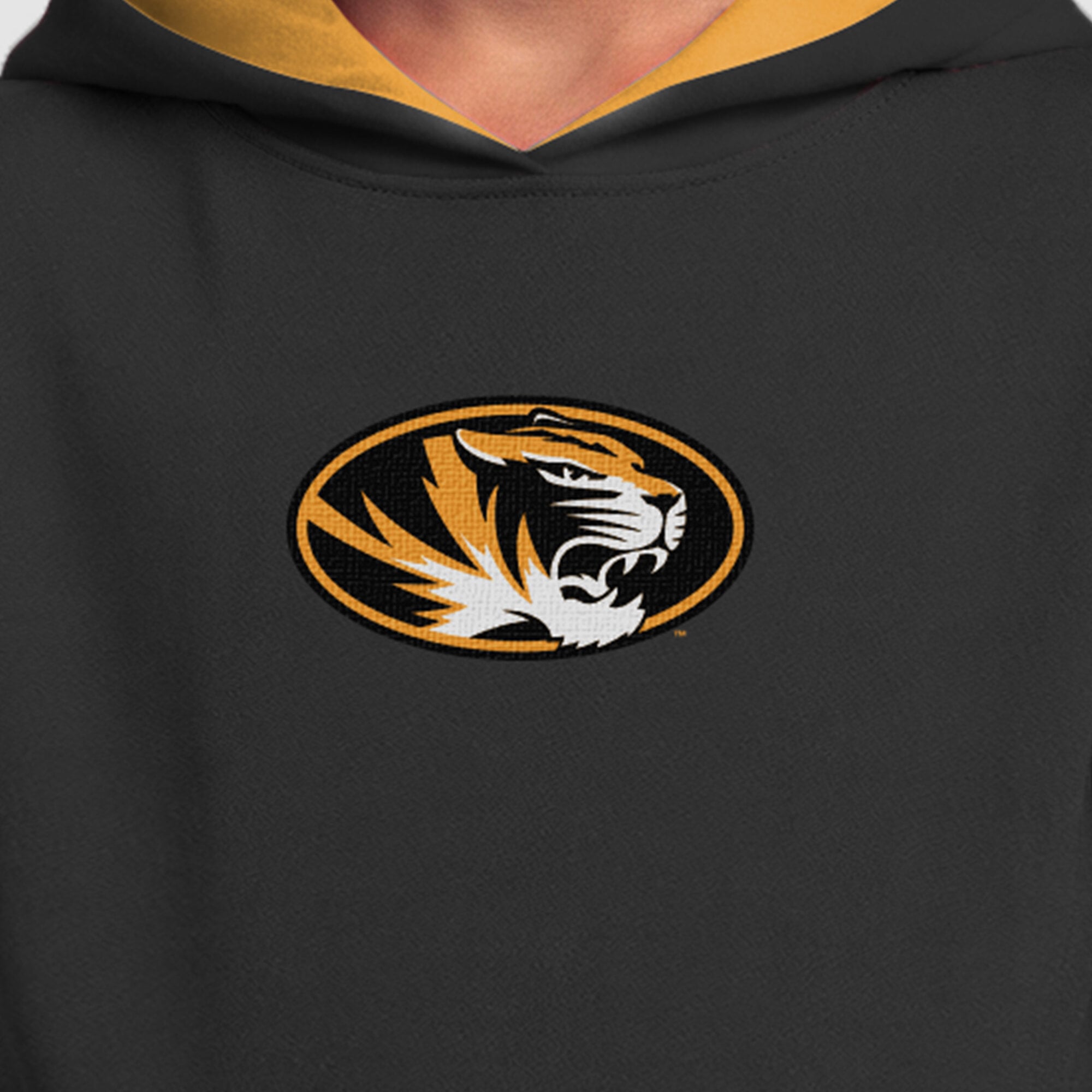 Sweat à capuche en polaire Youth Champion Black Missouri Tigers