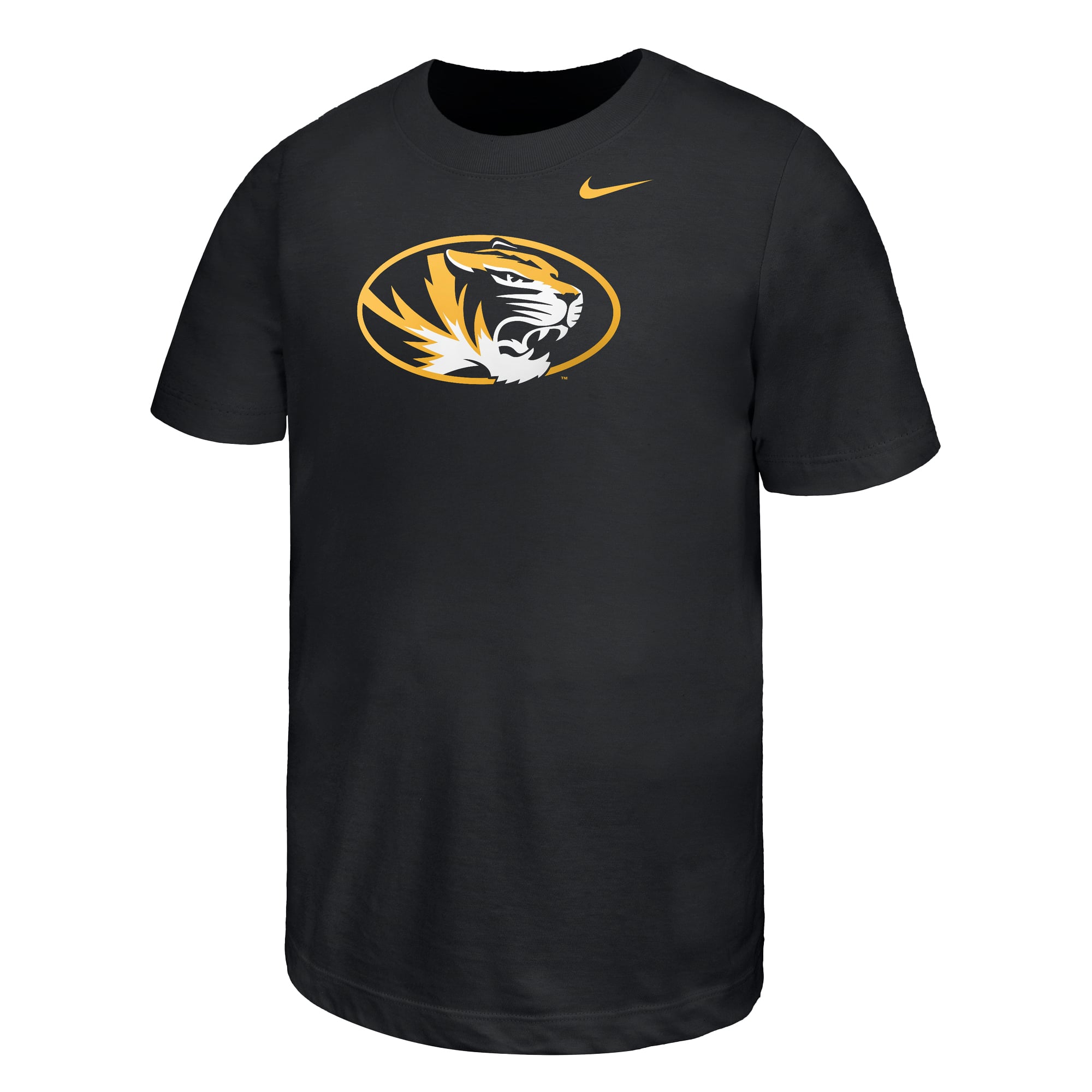 T-shirt Nike noir pour jeunes avec logo des Missouri Tigers