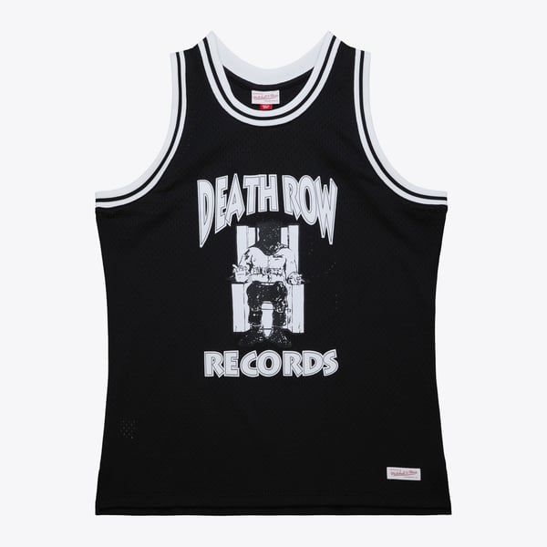 Maillot Baseball Mitchell & Ness Top Dawg ENT 50th Hip Hop - Taille 2XL Blanc/rouge
