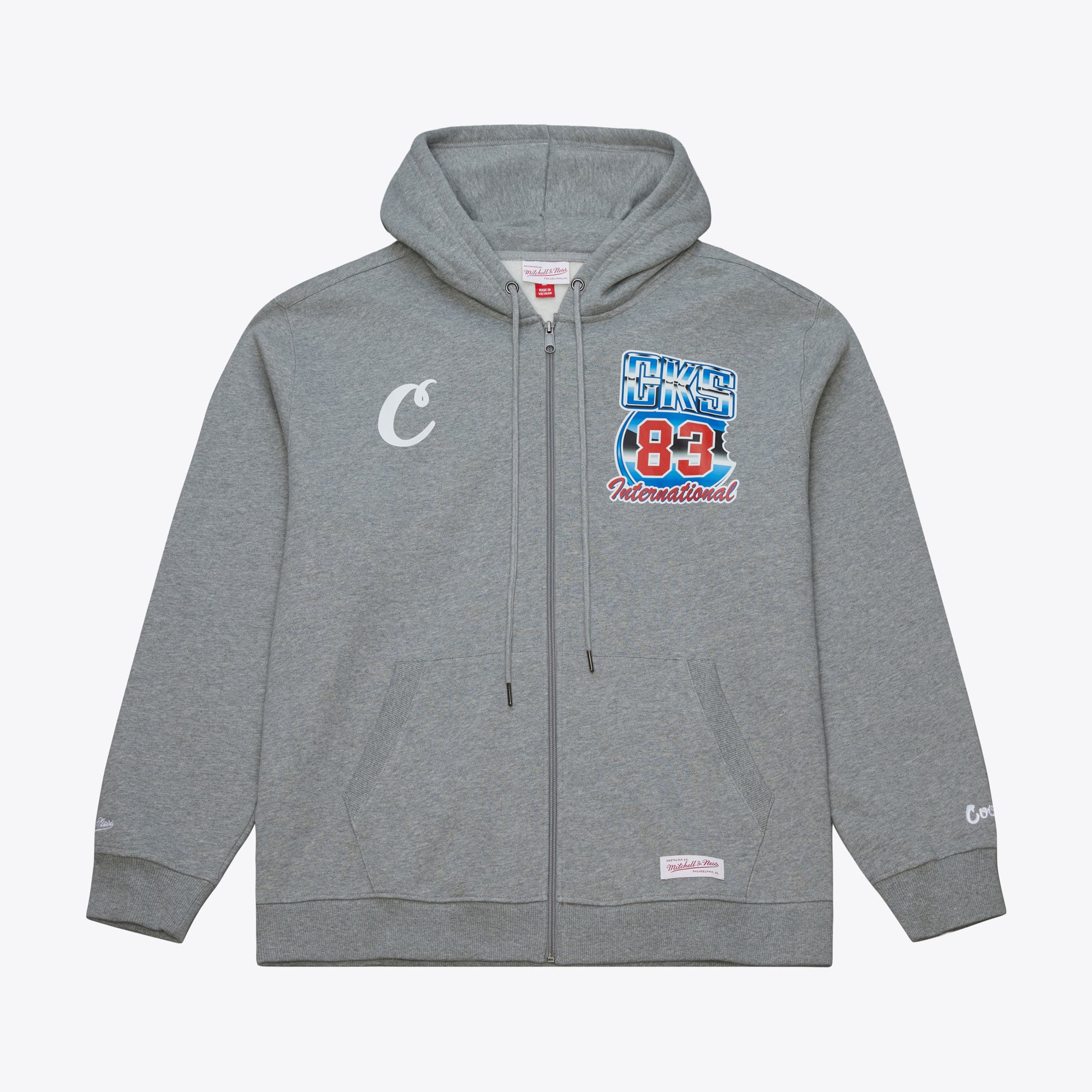 Supreme Champion ジップフーディー グレー M M&N x Cookies Grey Full 