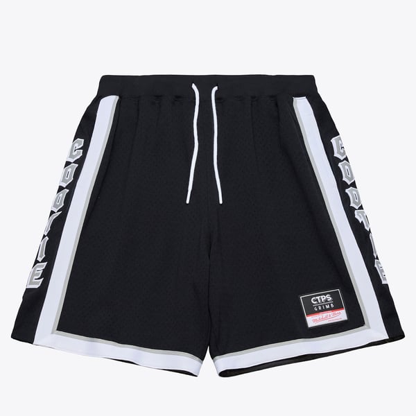 M&N x COOTIE PRODUCTIONS Black Gameday Shorts