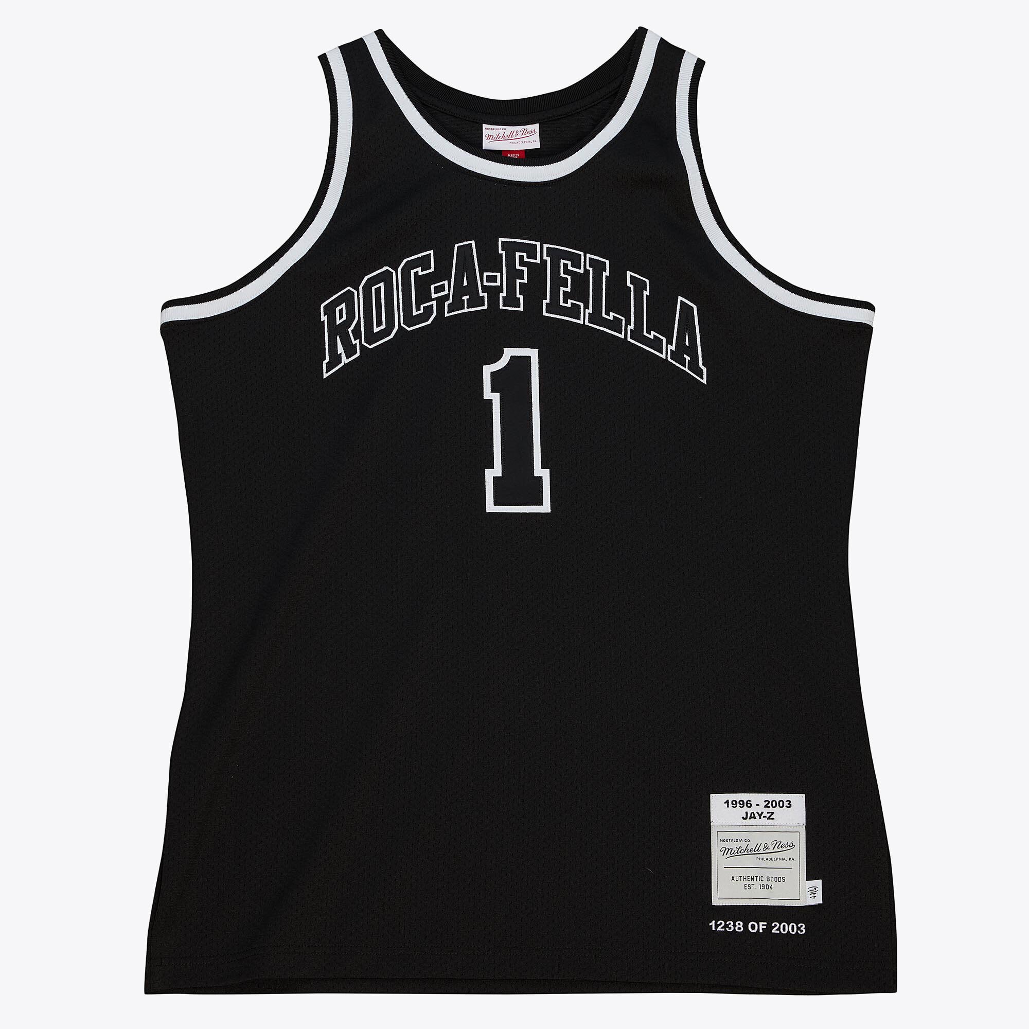 Mitchell & Ness Black Jay-Z Roc-A-Fella Jersey