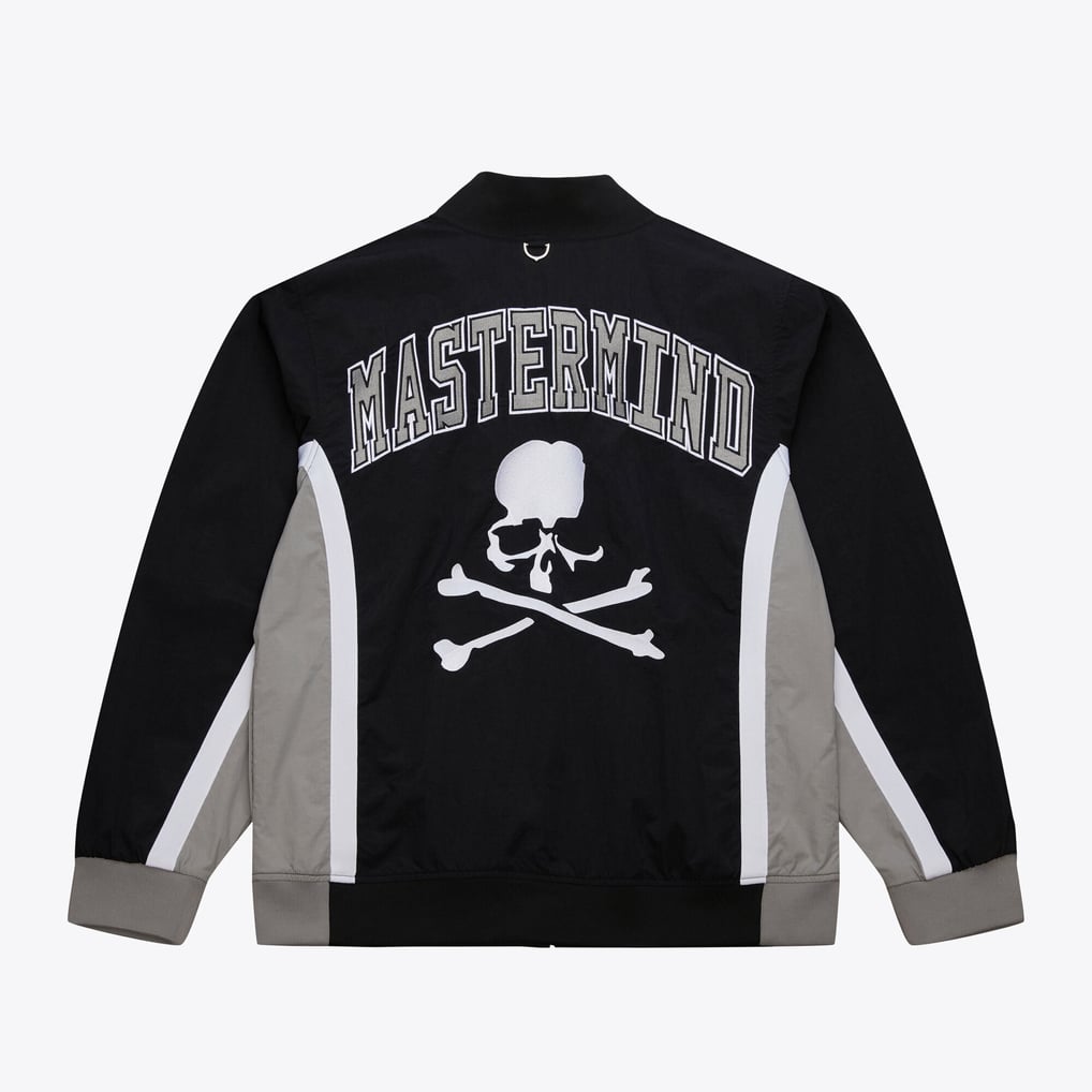 Mitchell & Ness Black Mastermind Full-Zip Warmup Jacket