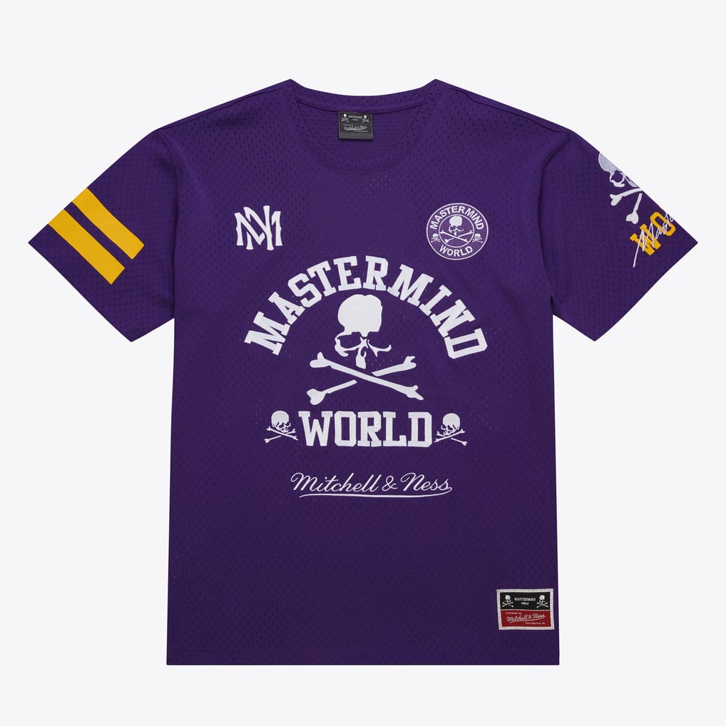 Mitchell & Ness Purple Mastermind Mesh T-Shirt