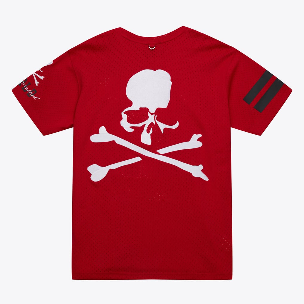 Mitchell & Ness Red Mastermind Mesh T-Shirt