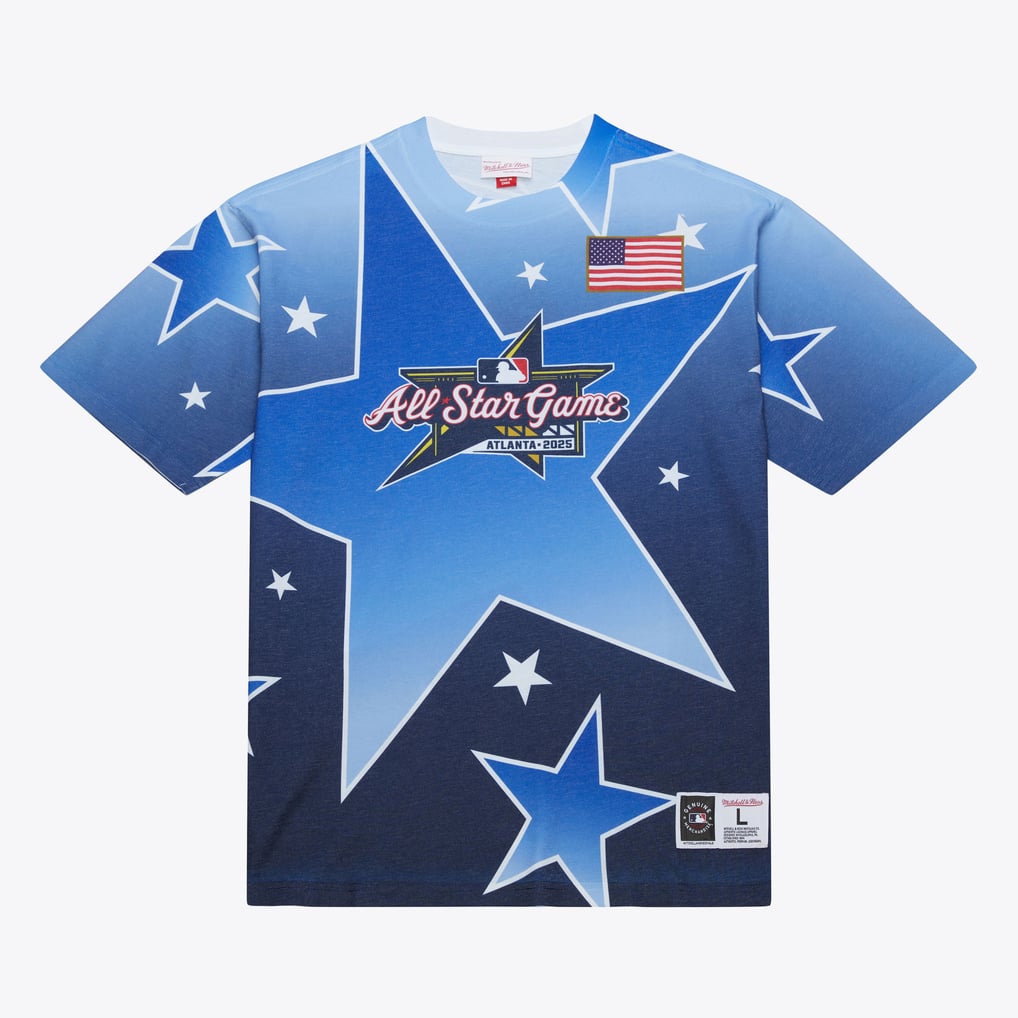 2025 MLB All-Star Game Blue Stars & Stripes T-Shirt