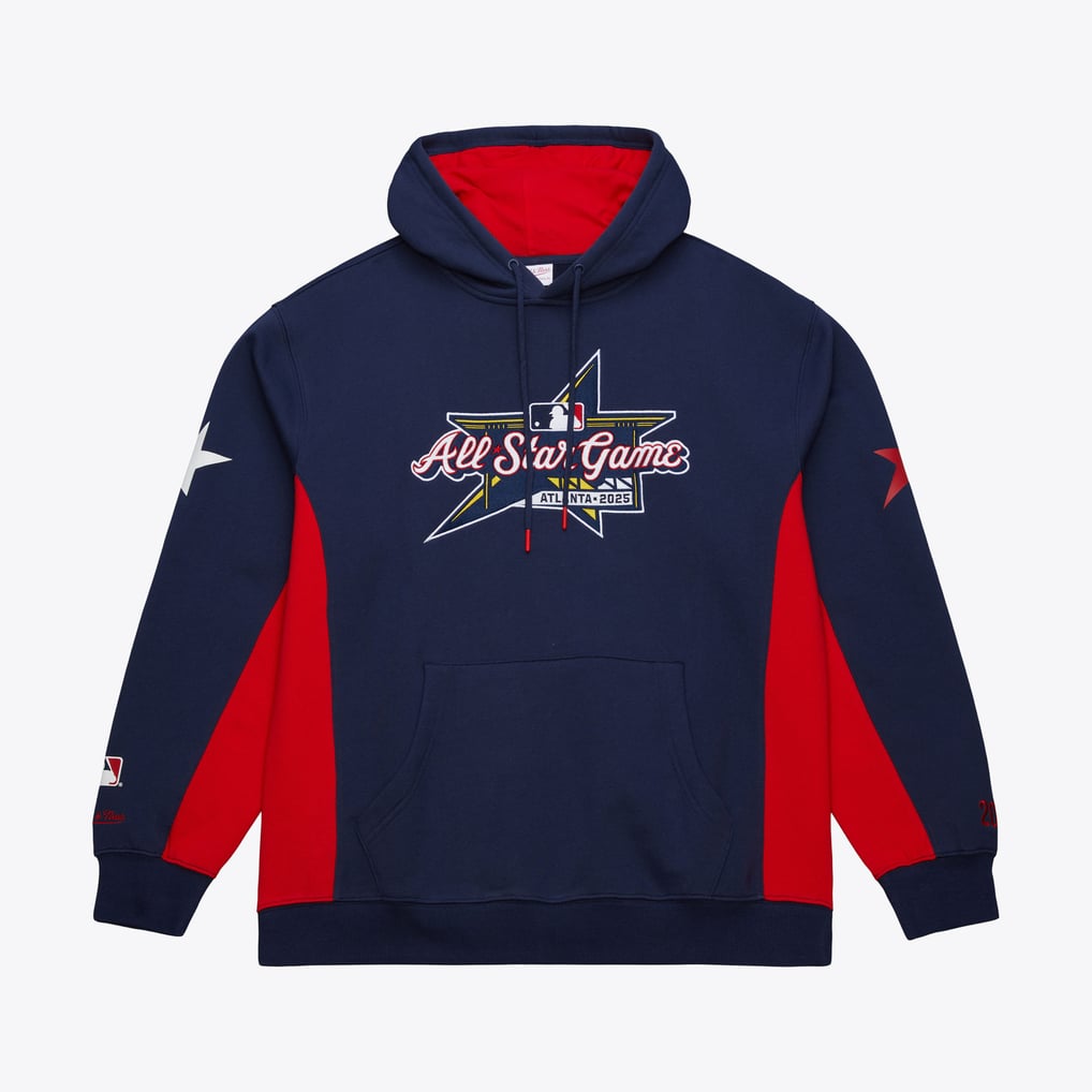 2025aw Box Logo Hooded Sweatshirts Navy 2025 MLB All-Star Game 