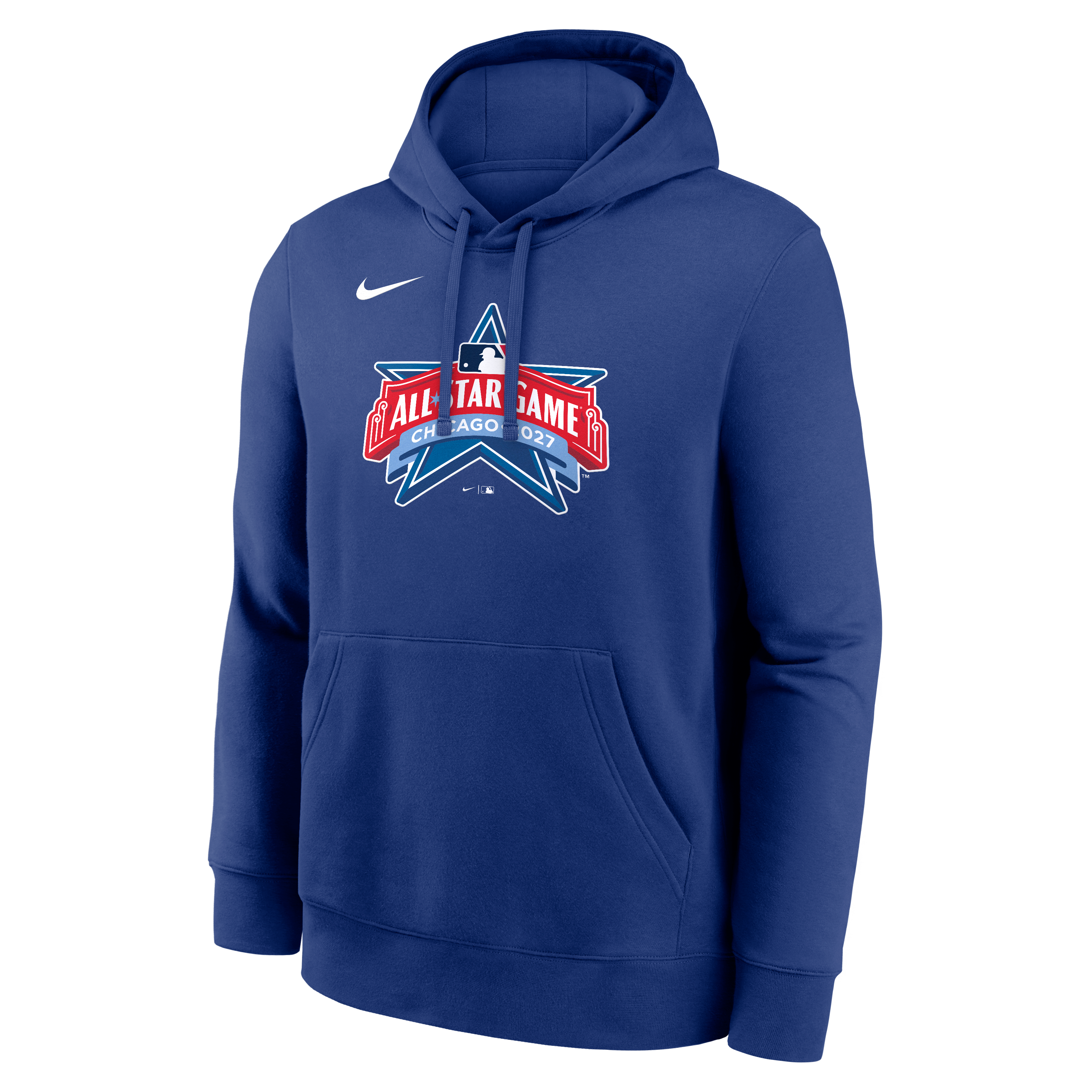 Men's Nike Royal 2027 MLB All-Star Game Logo Fleece Hoodie
