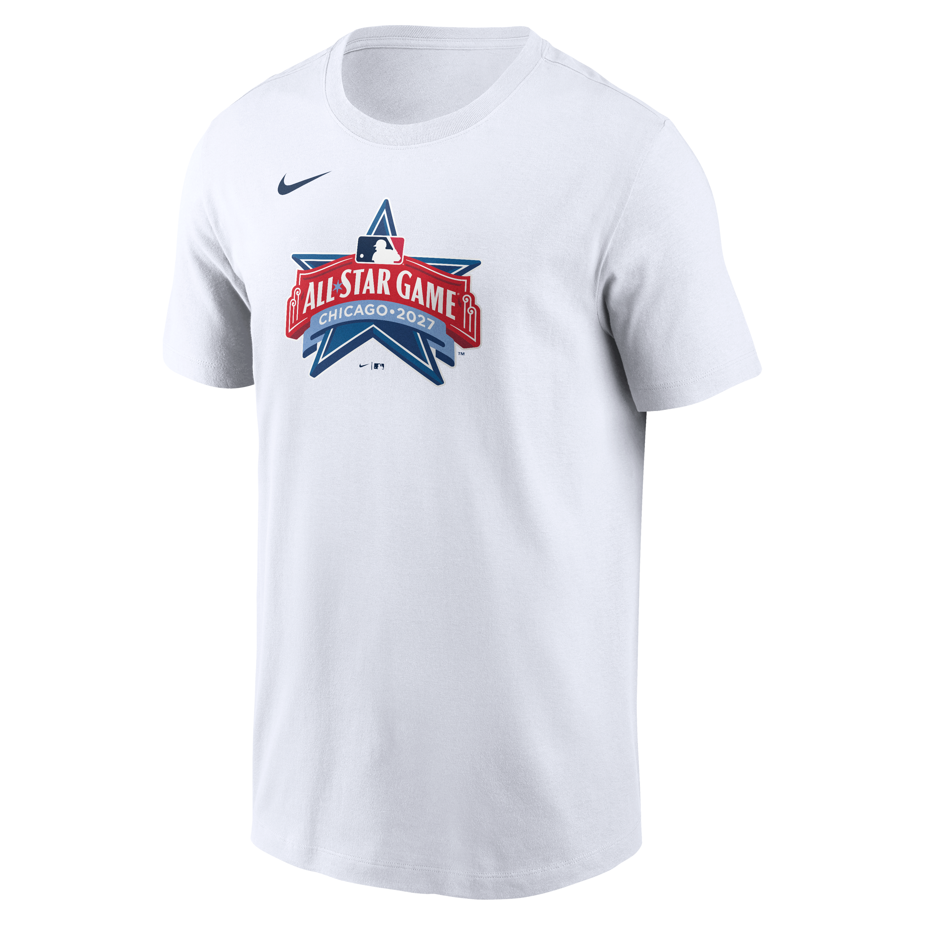 Men's Nike White 2027 MLB All-Star Game Logo T-Shirt