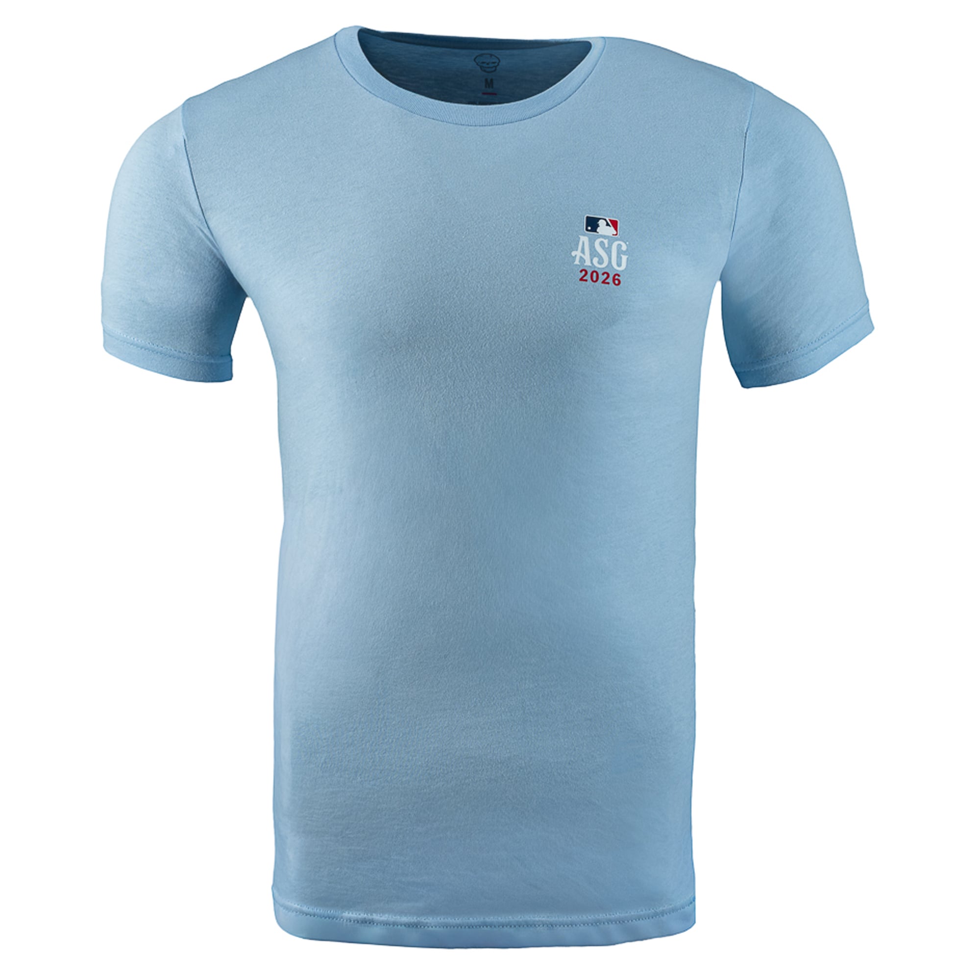 Men's SWAG Golf Light Blue 2026 MLB All-Star Game Ring The Bell Tri-Blend T-Shirt