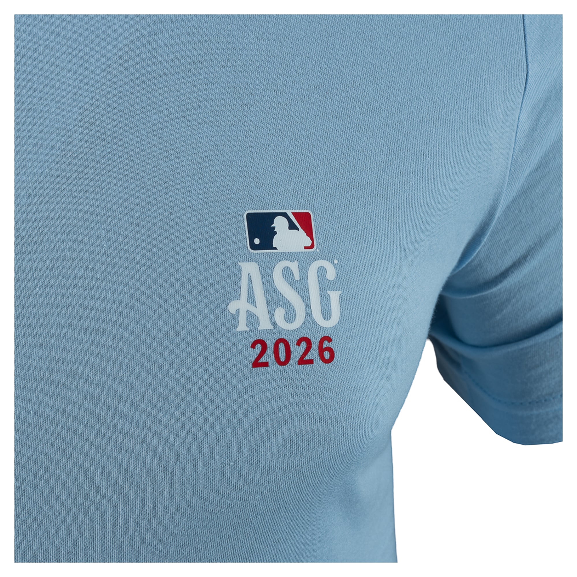 Men's SWAG Golf Light Blue 2026 MLB All-Star Game Ring The Bell Tri-Blend T-Shirt