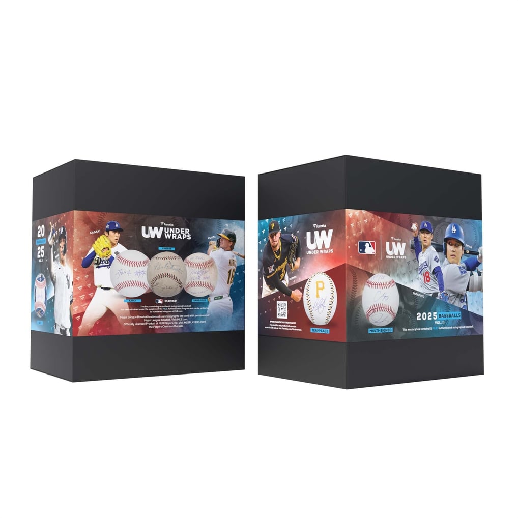 Fanatics Authentic 2025 Under Wraps Baseballs Volume II