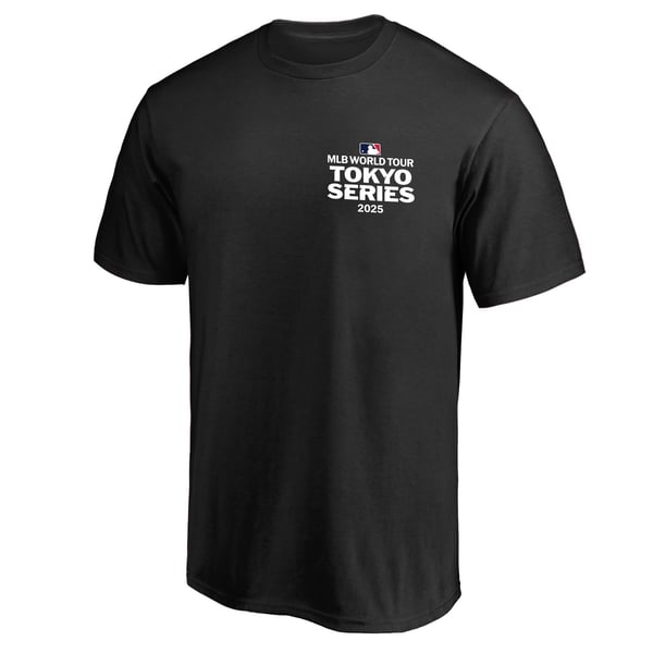 Fanatics MLB TOKYO SERIES 東京シリーズ 開幕戦 和文字 Tシャツ ブラック