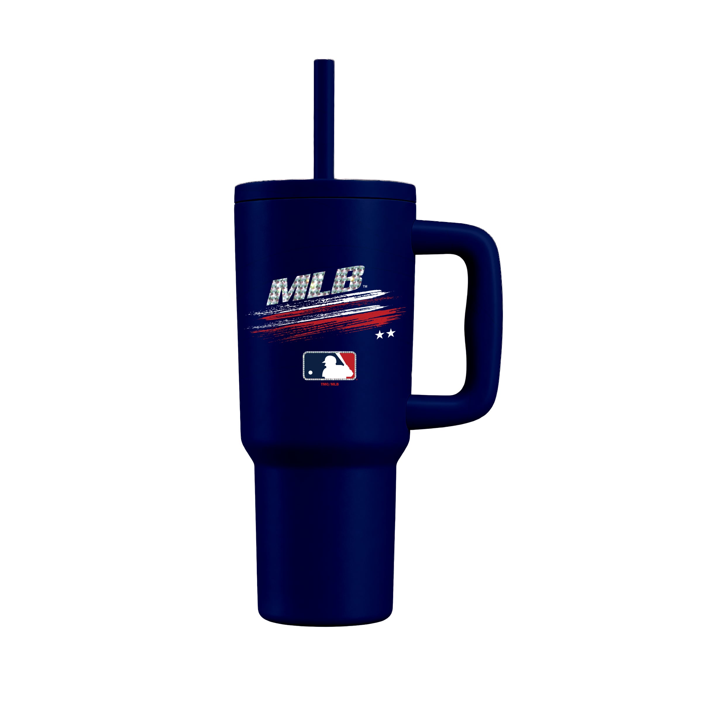 Gobelet isotherme bling-bling de 710 ml (24 oz) aux couleurs de la MLB, de The Memory Company