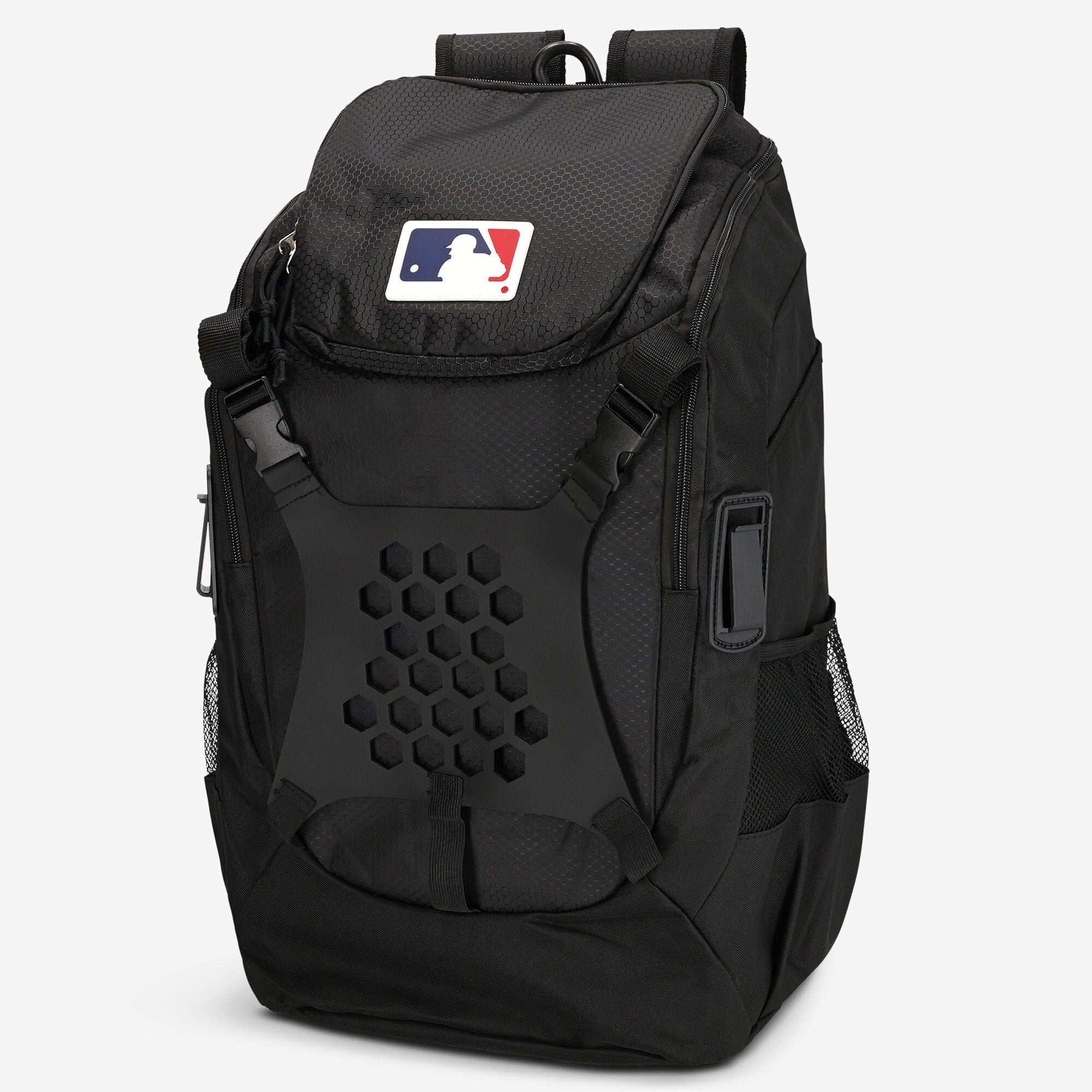 Sac à dos noir Bonderkage pour jeunes, idéal les matchs de la MLB