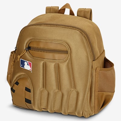  MLB Merchandise Bonderkage Youth Player Glove Backpack - Tan