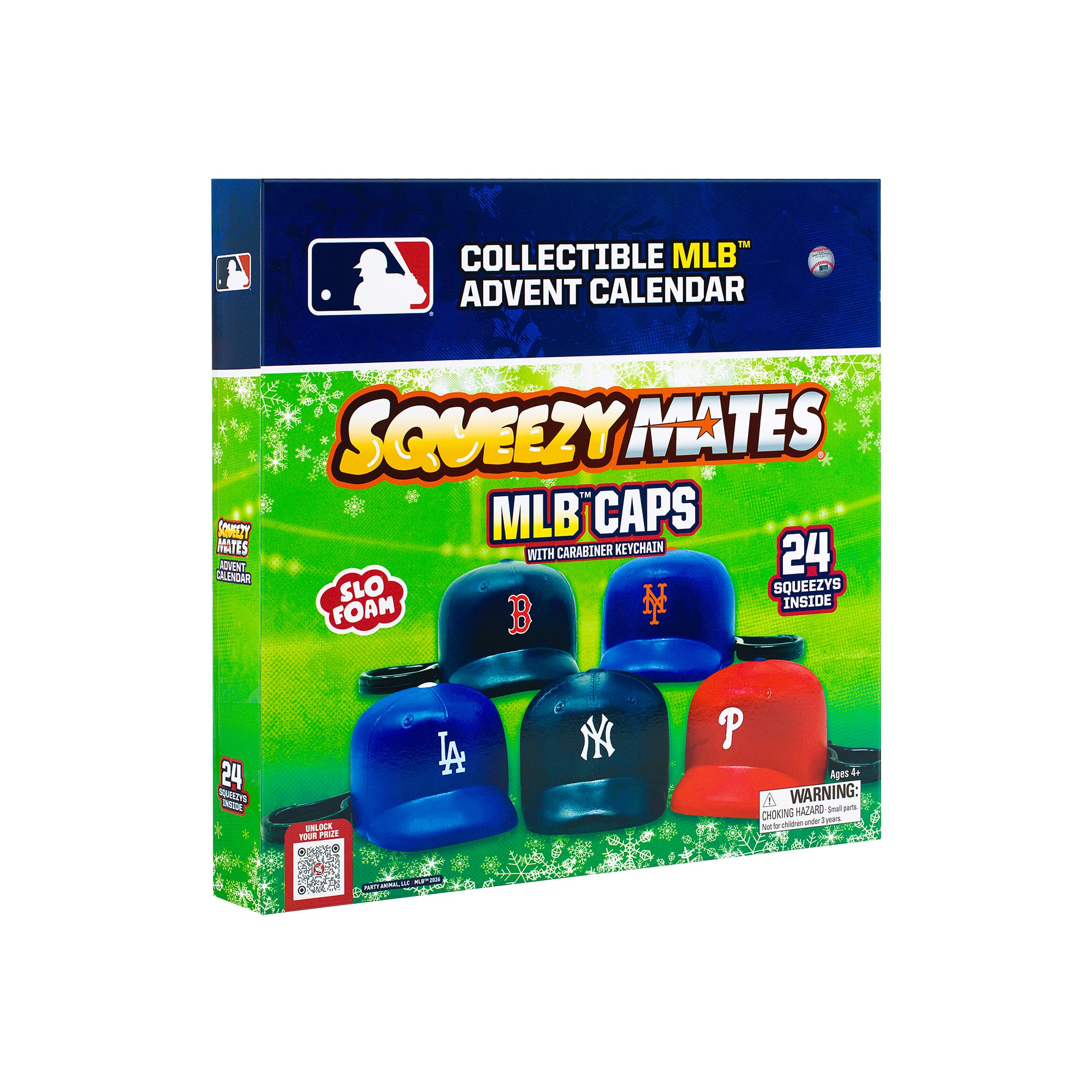 Calendrier de l'Avent SqueezyMates MLB Caps 2026