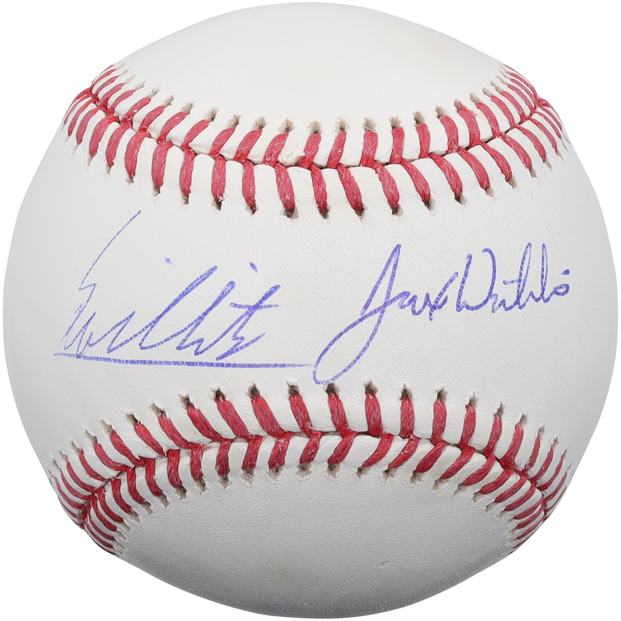 Balles de baseball Rawlings MLB autographiées par Eli Willits et Jaxon Willits