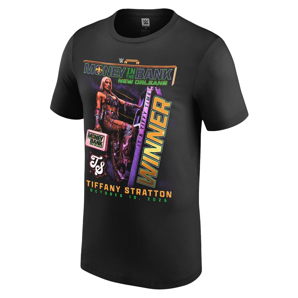 Men's Black Tiffany Stratton WWE Money In The Bank 2026 Women's Match ...