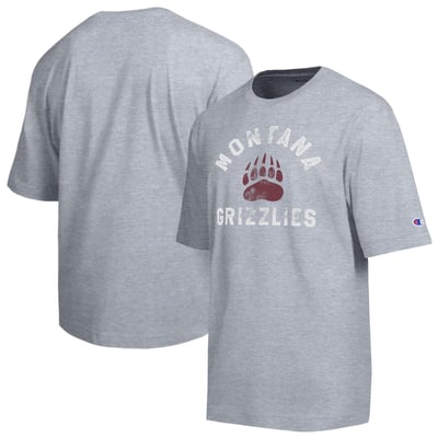  Montana Grizzlies Champion Weathered Team T-Shirt - Heather Gray