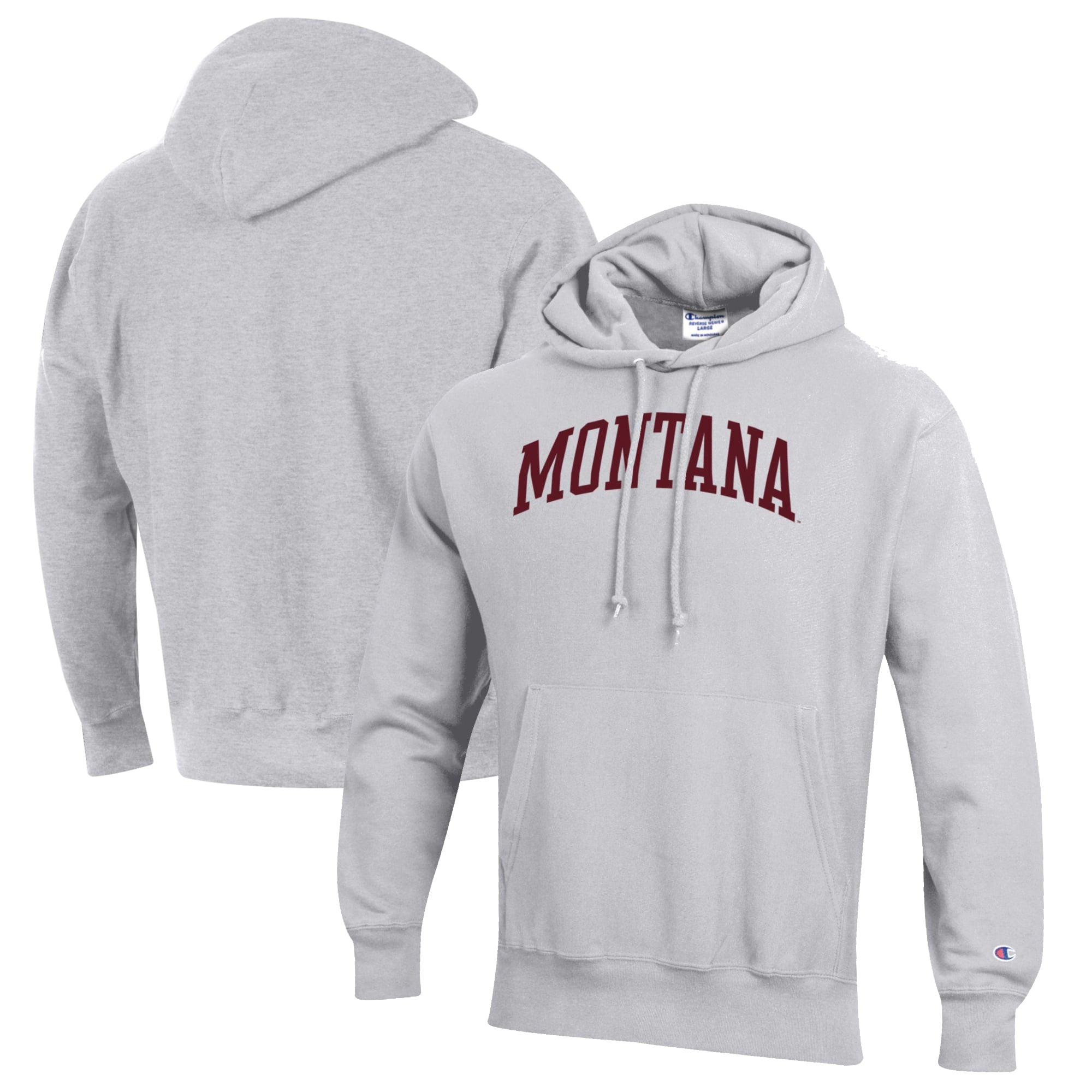 Men's Champion Heathered Gray Montana Grizzlies Reverse Weave