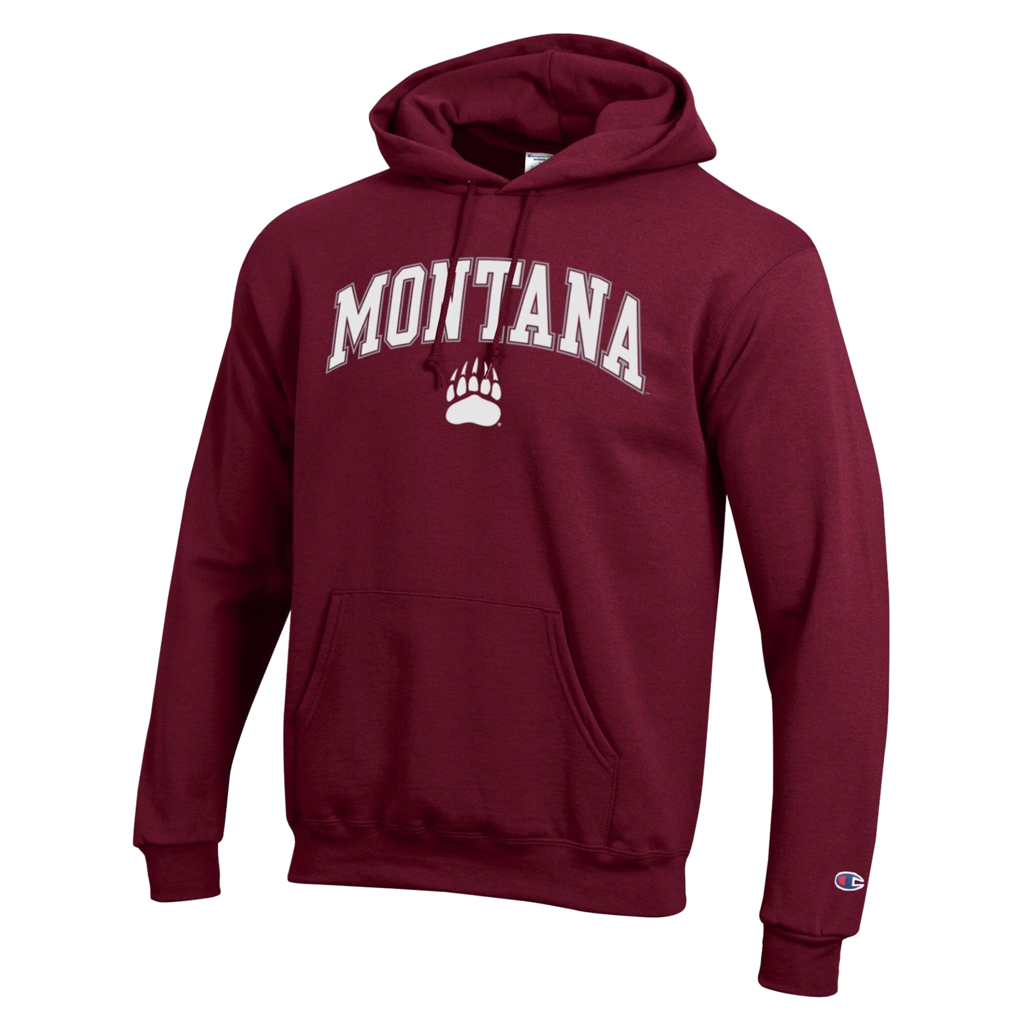 Sweat à capuche Champion marron Montana Grizzlies Powerblend pour homme