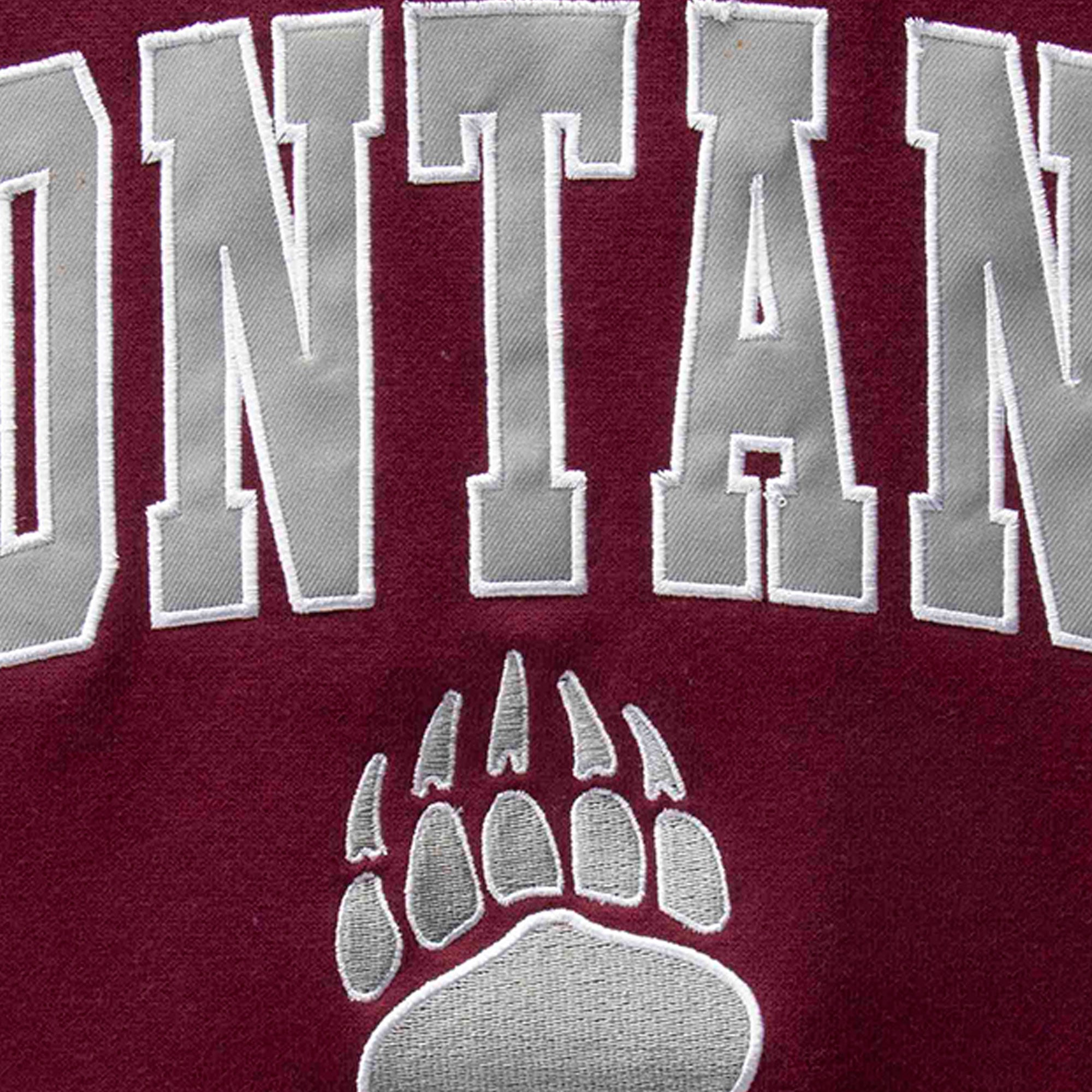 Sweat-shirt à col rond Colosseum bordeaux Montana Grizzlies pour homme
