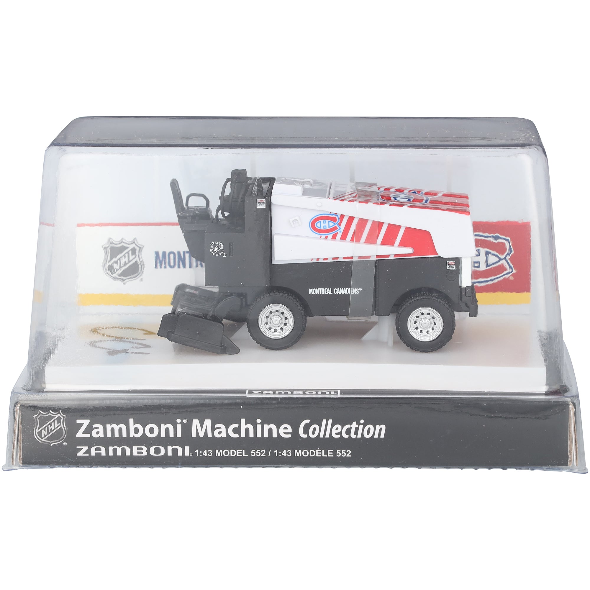 Zamboni miniature autographiée à l'échelle 1:43 des Canadiens de Montréal, signée par Cole Caufield
