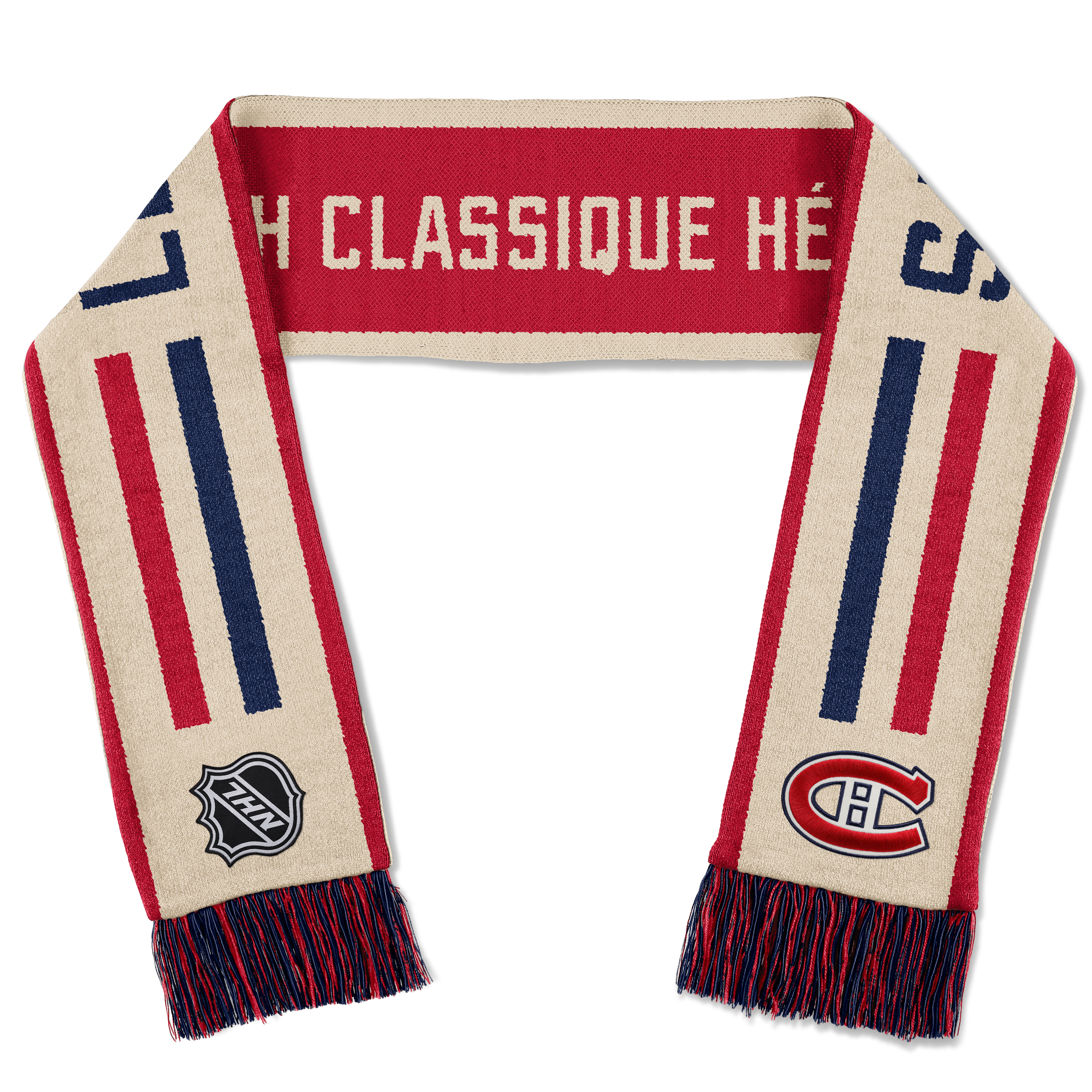 Écharpe d'équipe des Canadiens de Montréal 2026 de la Classique Héritage de la LNH (Fanatics)